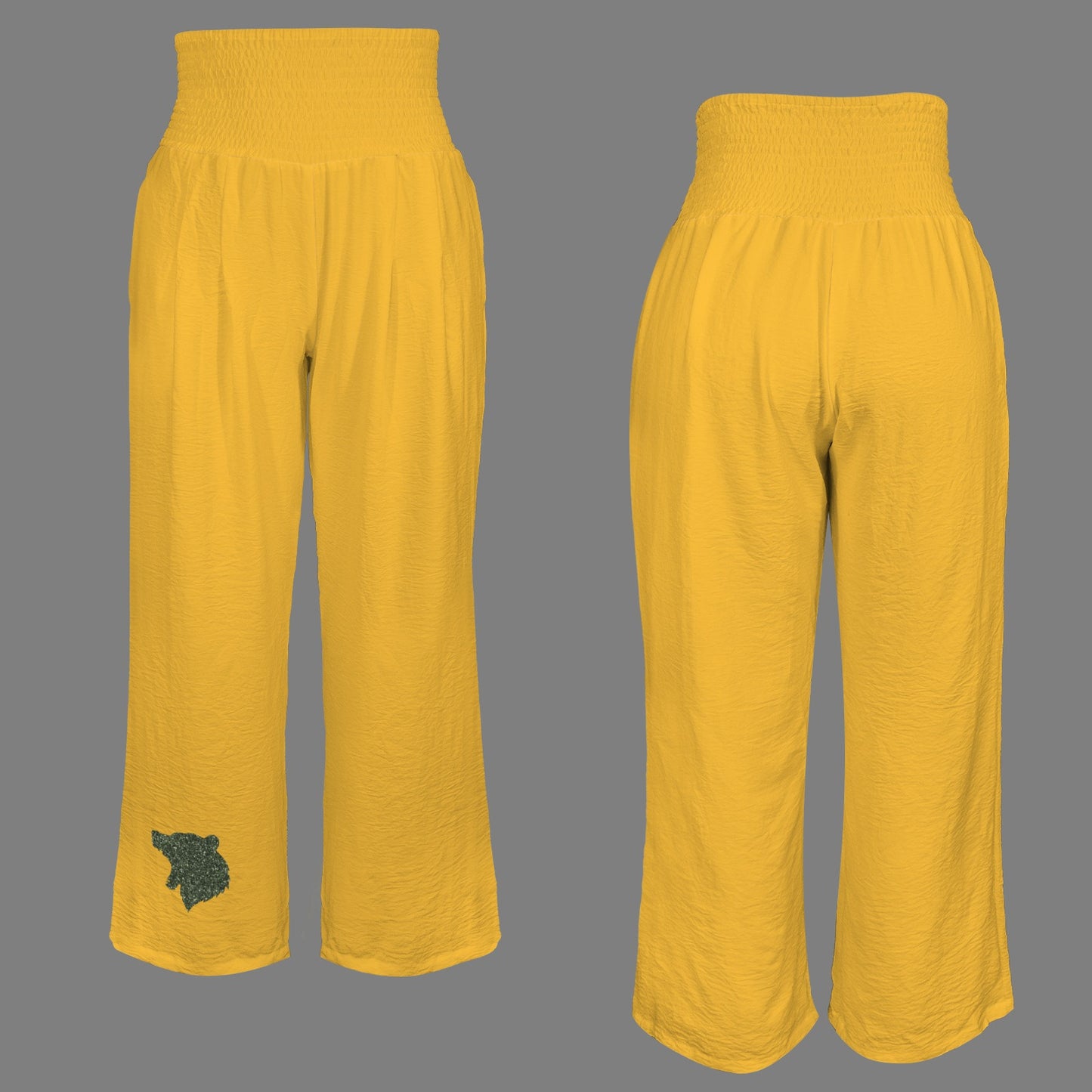 Waco Glitter Bear Pants, Gold
