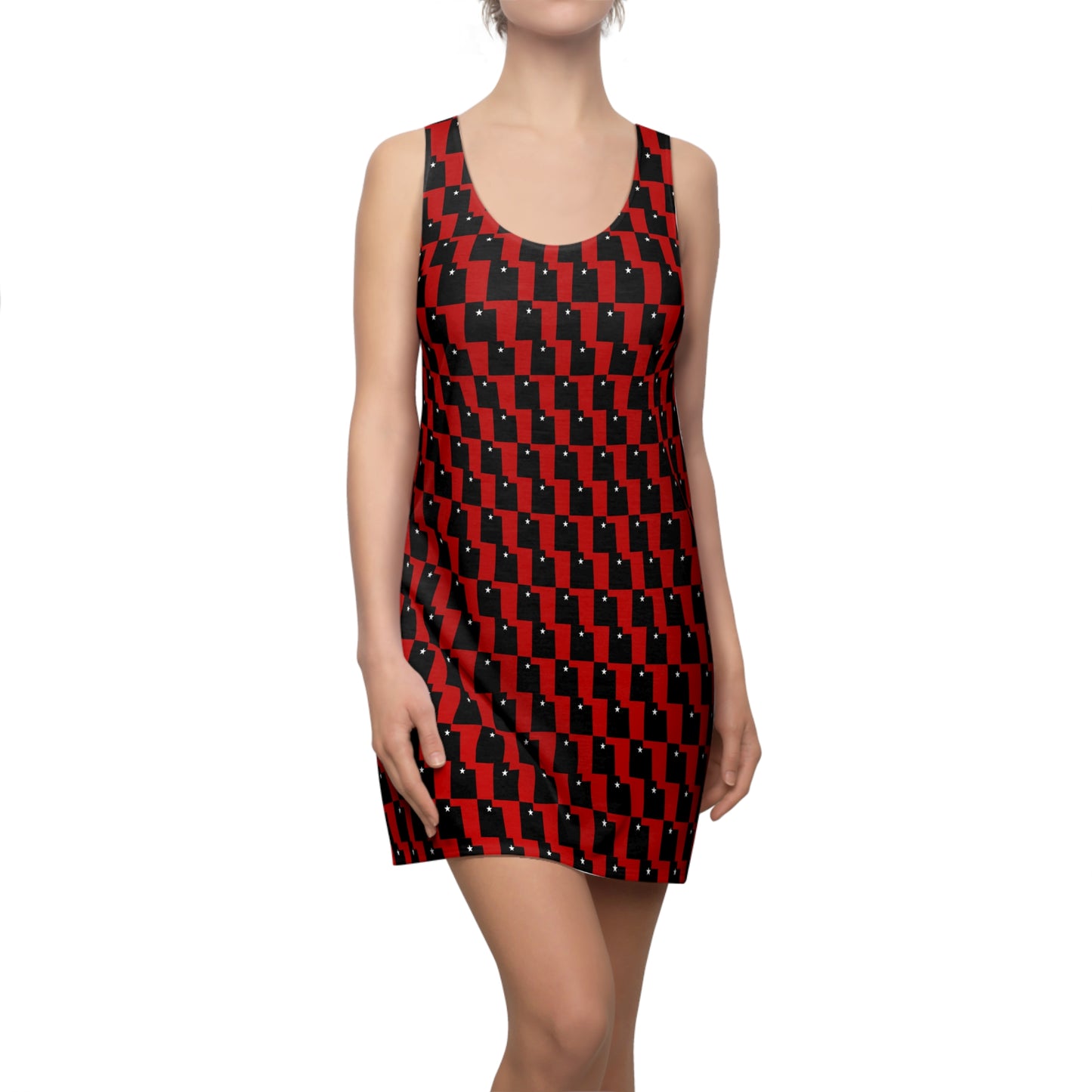 UT Red Print Racerback Dress