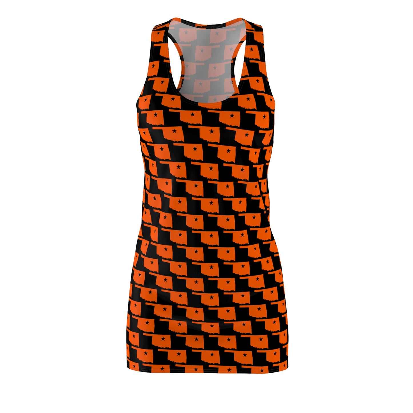 OK Black Print Racerback Dress