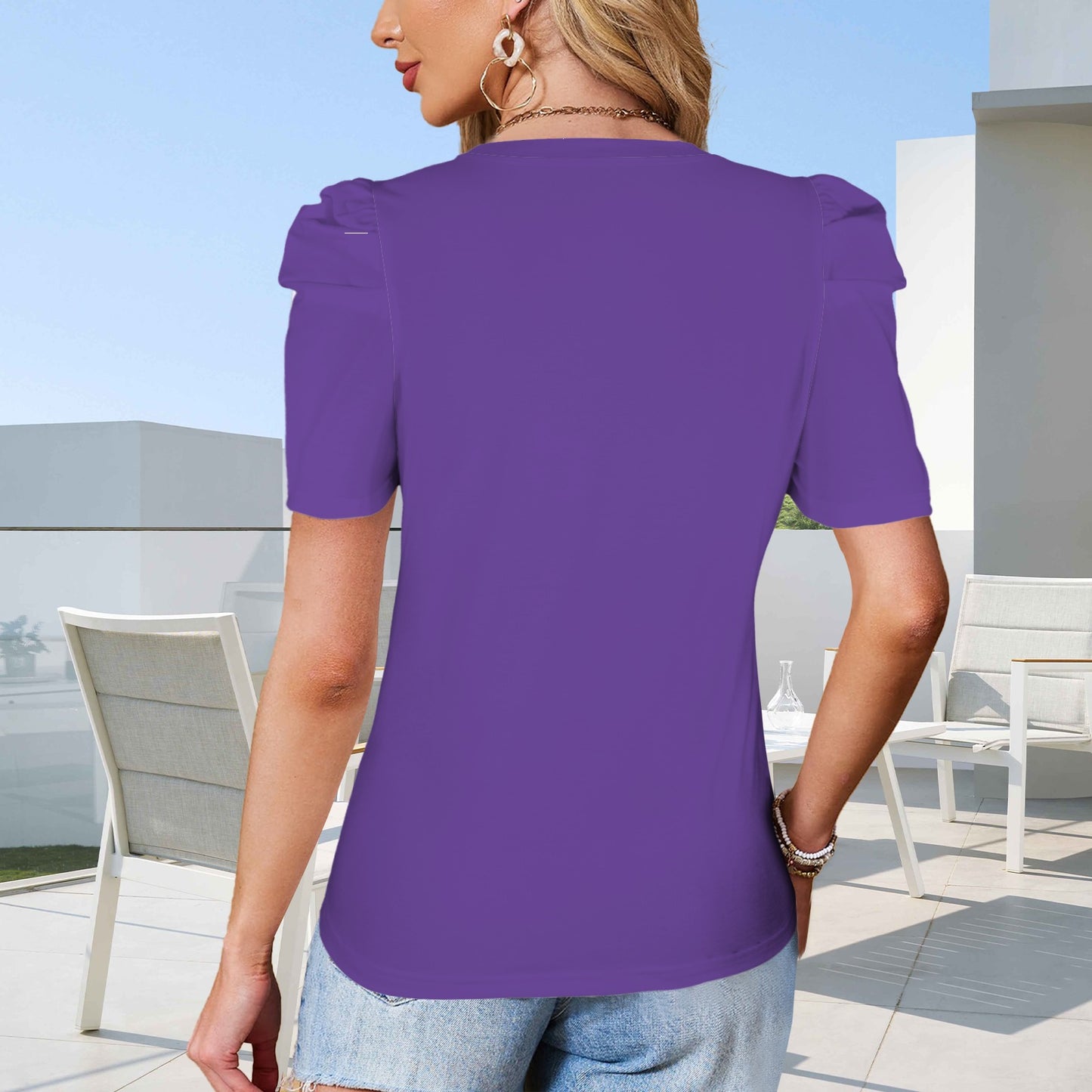 Manhattan Glitter Wildcat Top, Purple