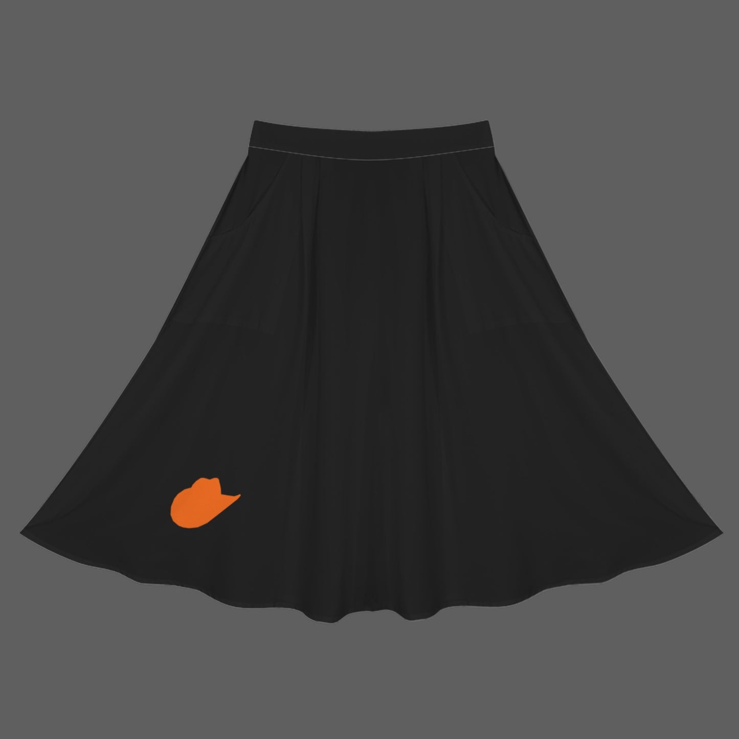 Cowgirl Maxi Skirt, Black