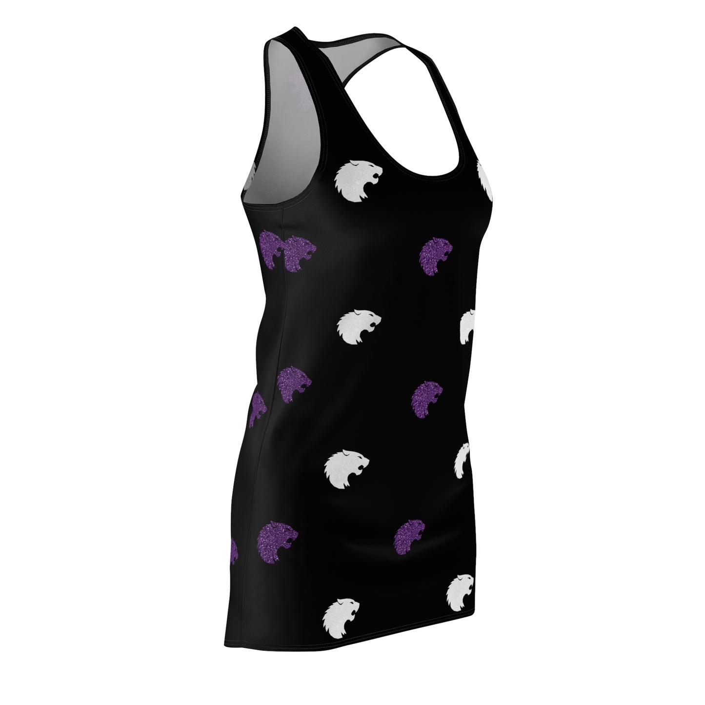 Glitter Wildcat Women's Racerback Dress