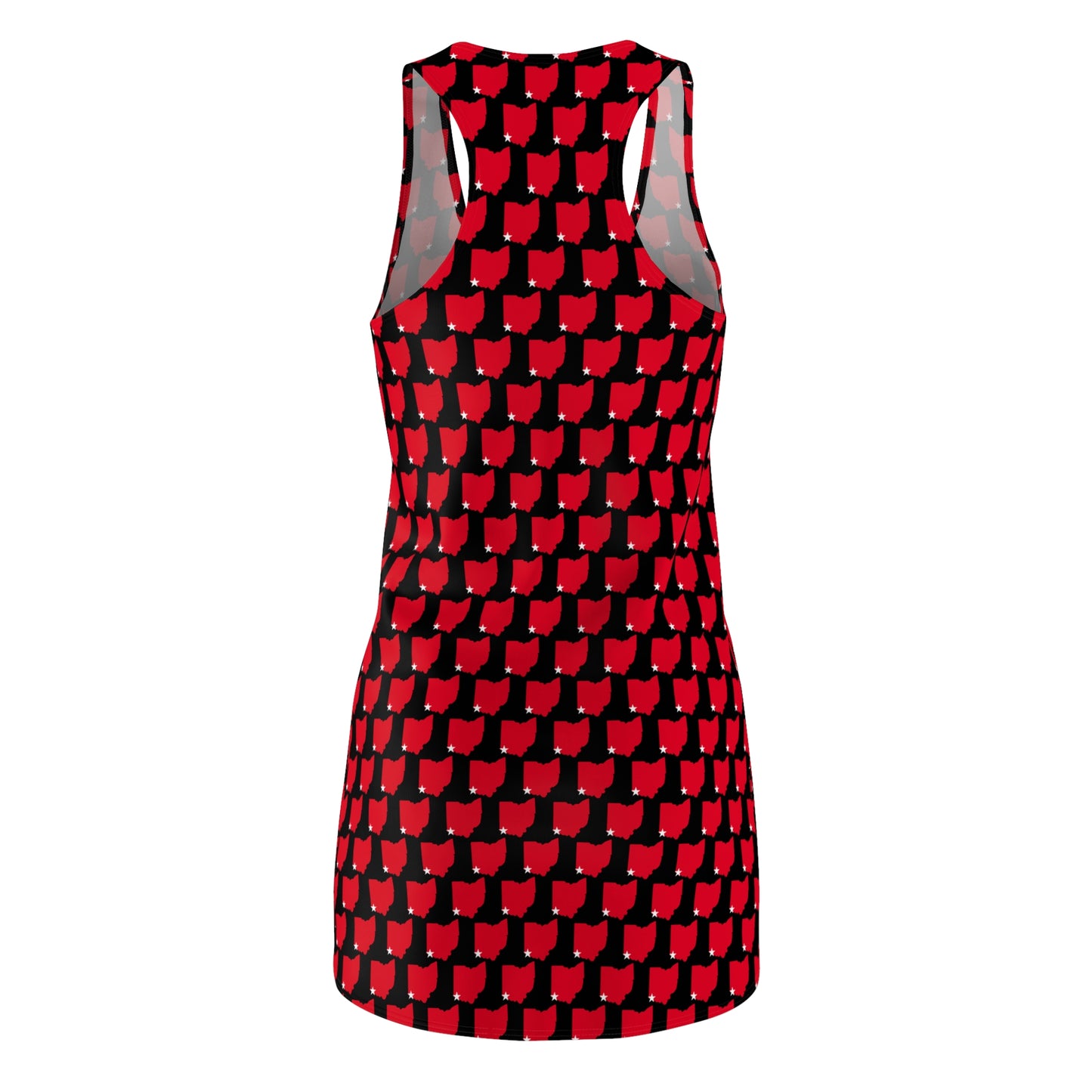 Ohio Black Print Racerback Dress
