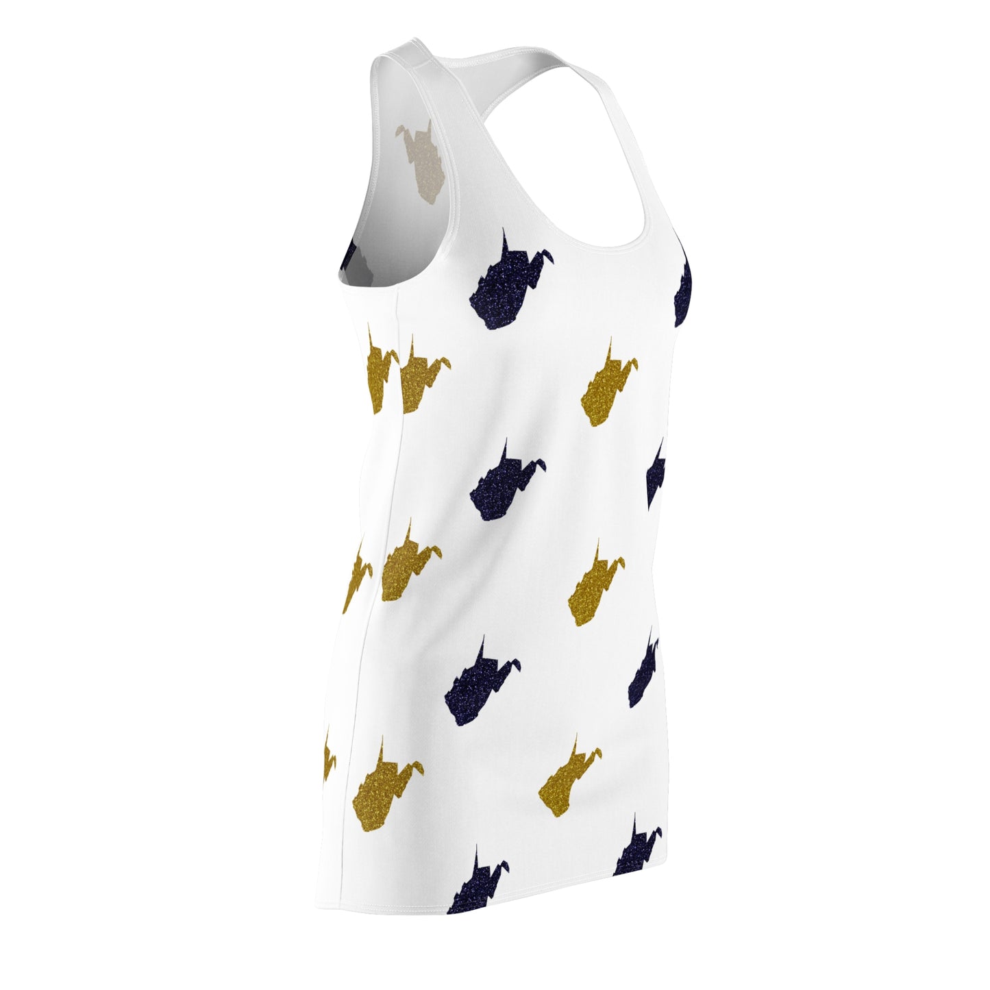 Glitter WV Print Racerback Dress