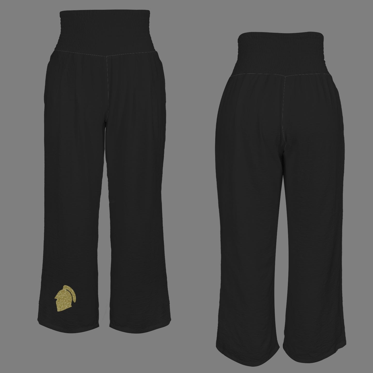 Glitter Knight Pants, Black