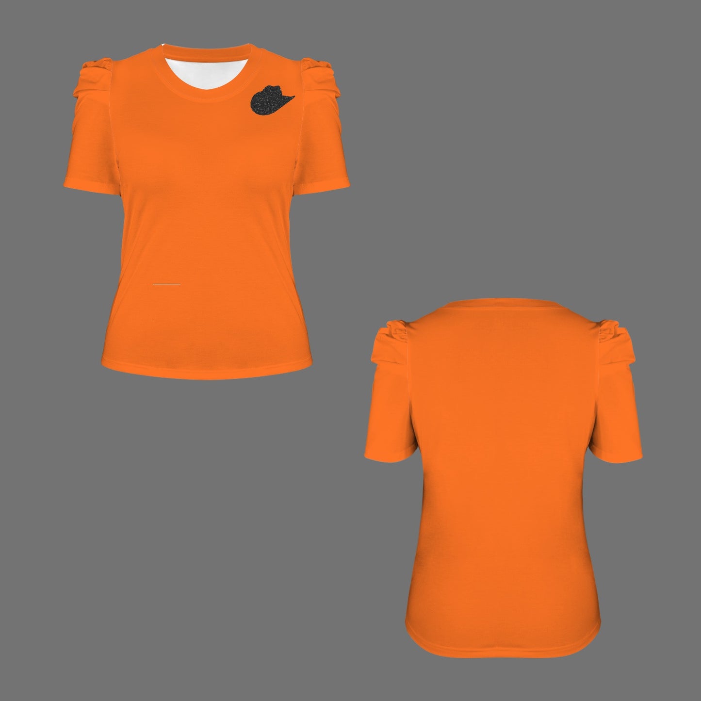 Glitter Cowgirl Top, Orange