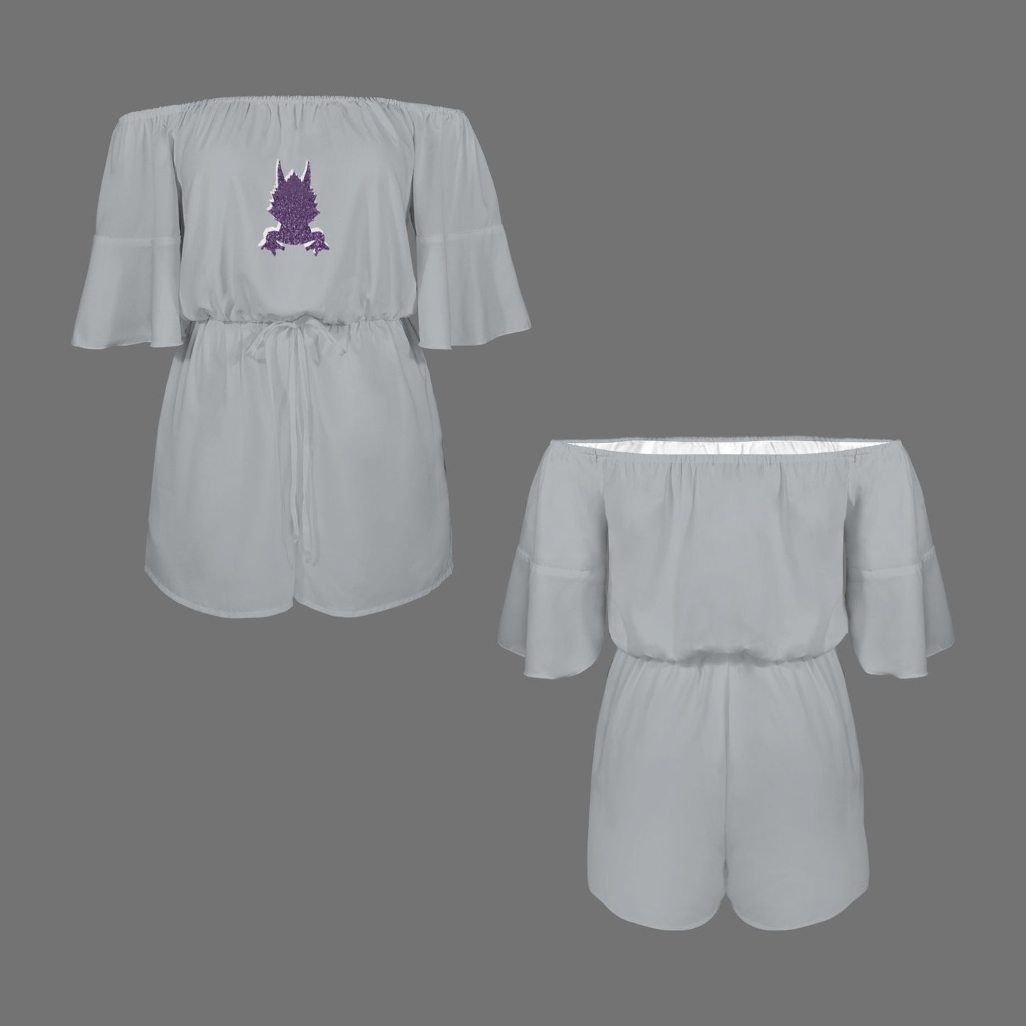 Glitter Horned Frog Romper