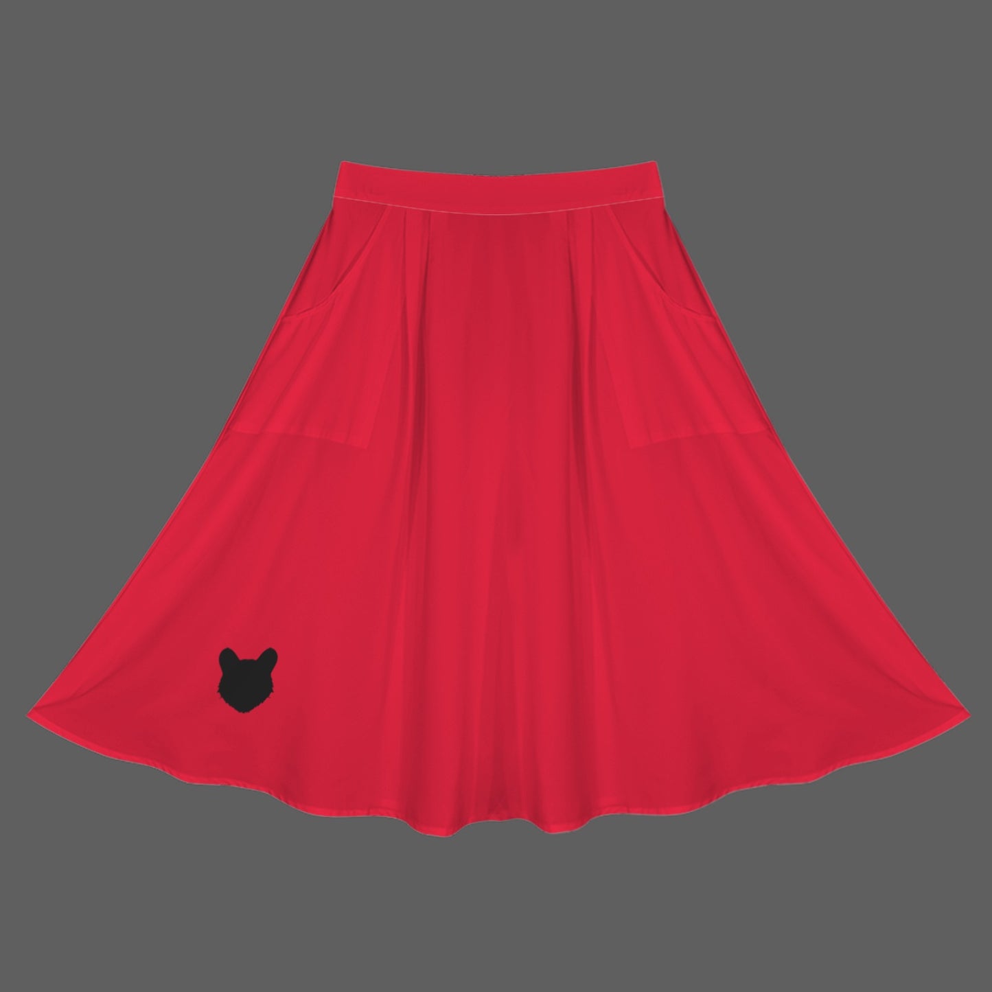 Bearcat Maxi Skirt, Red