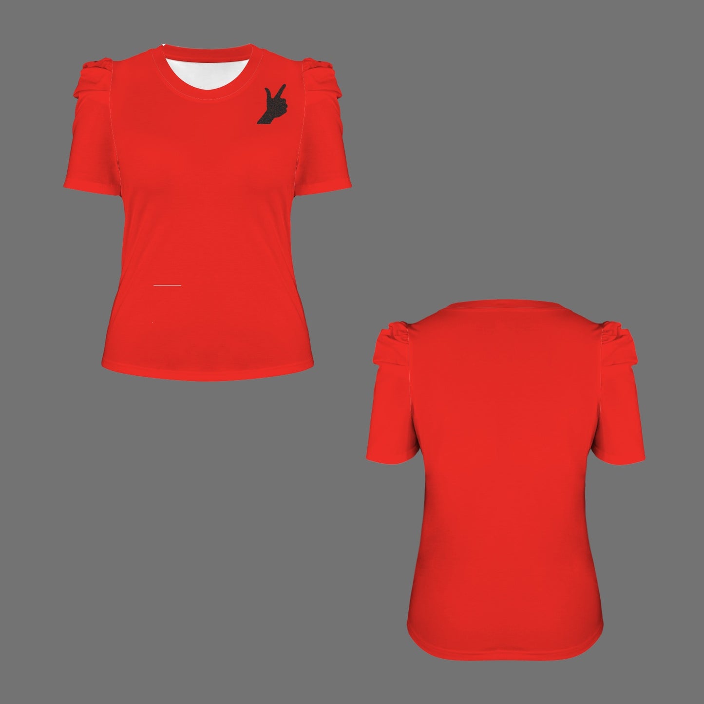 Glitter Guns Up Top, Scarlet