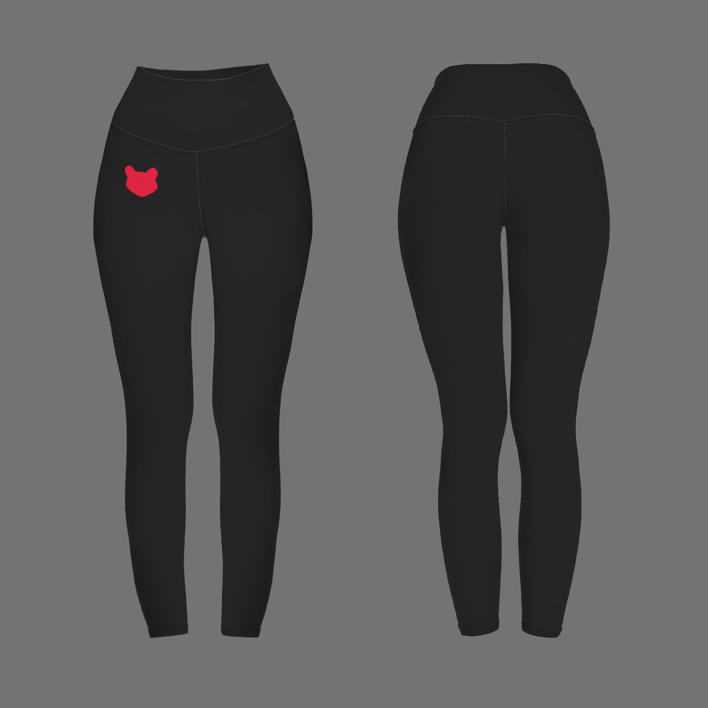 Black Bearcat Active Leggings