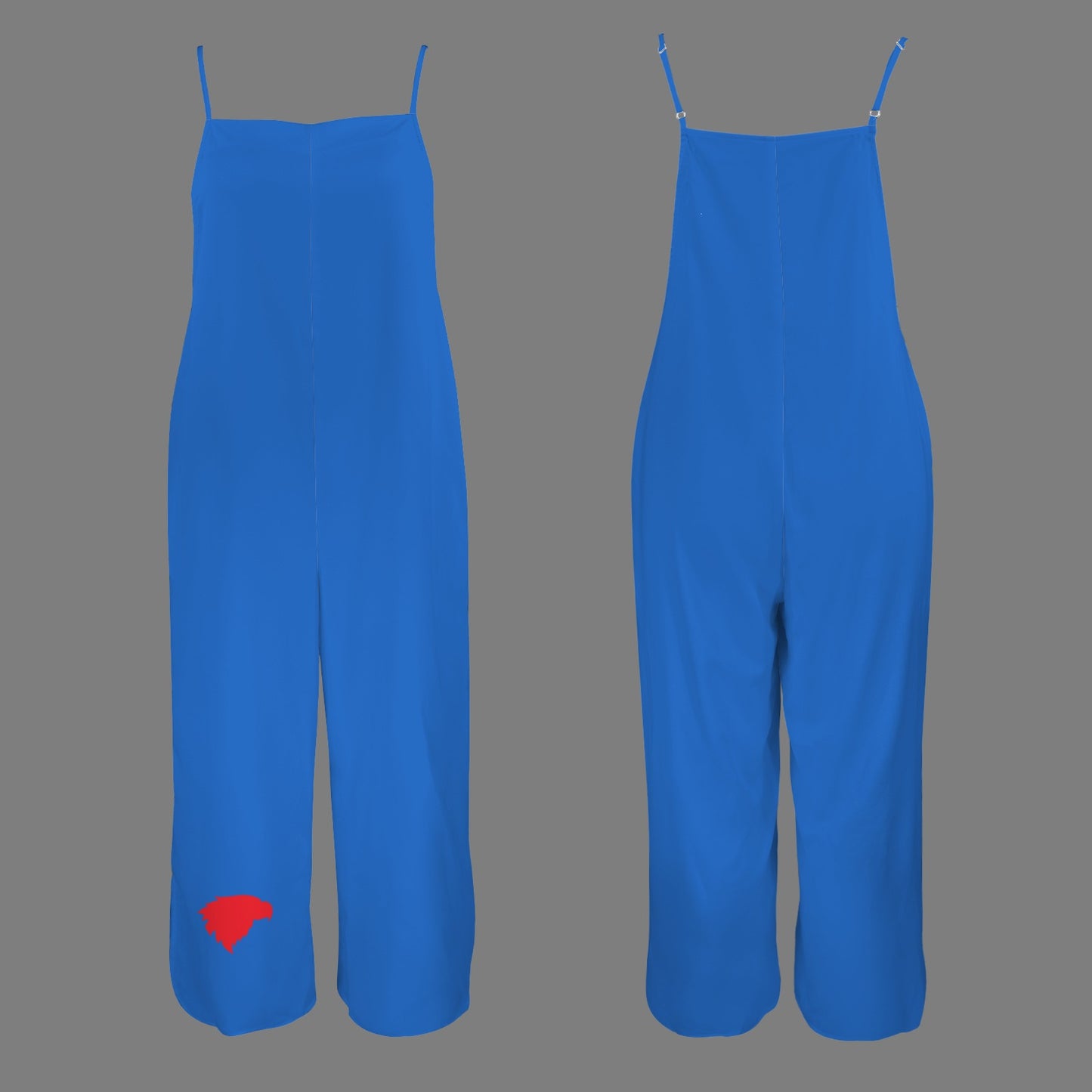 Jayhawk Wide Leg Jumpsuit, Blue