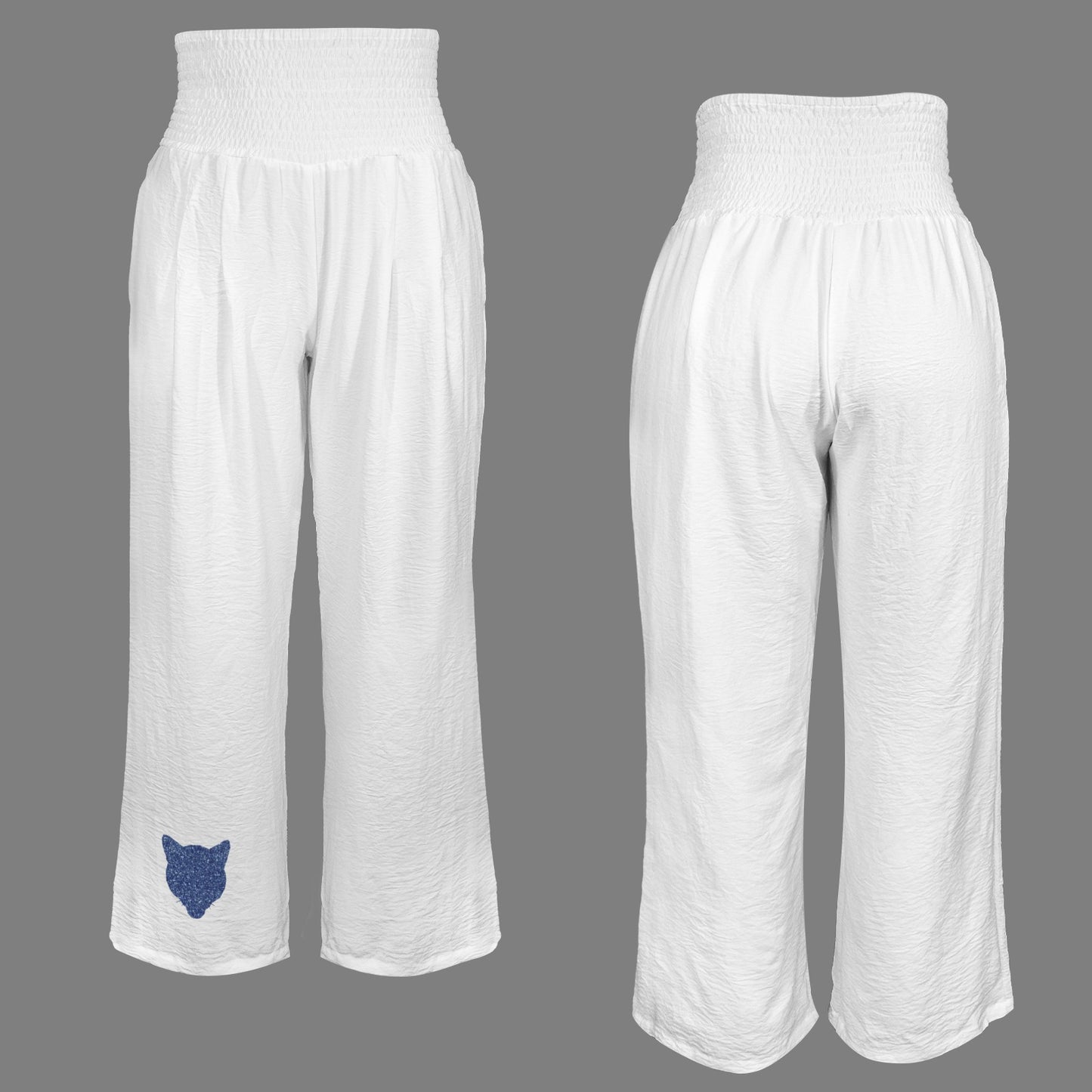 Provo Glitter Cougar Pants, White