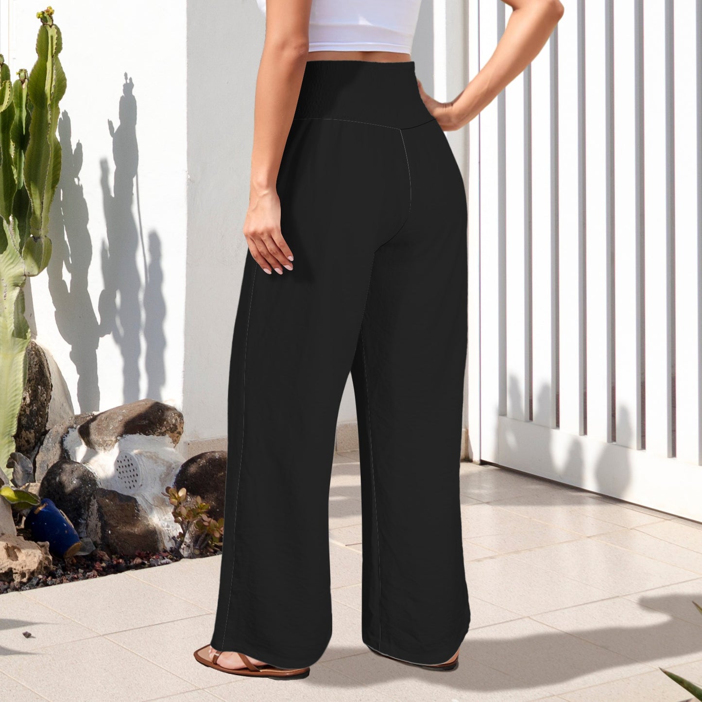 Glitter Knight Pants, Black