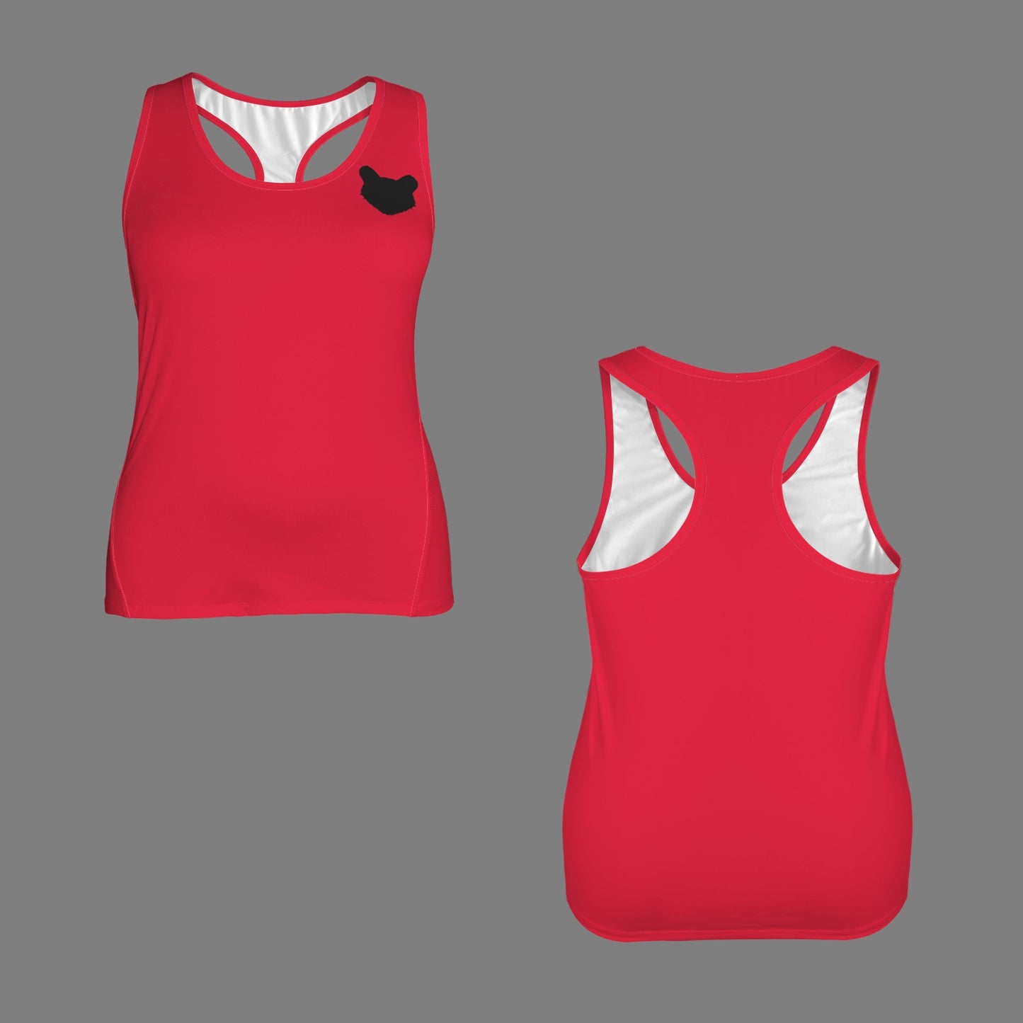 Red Bearcat Racerback Sports Top