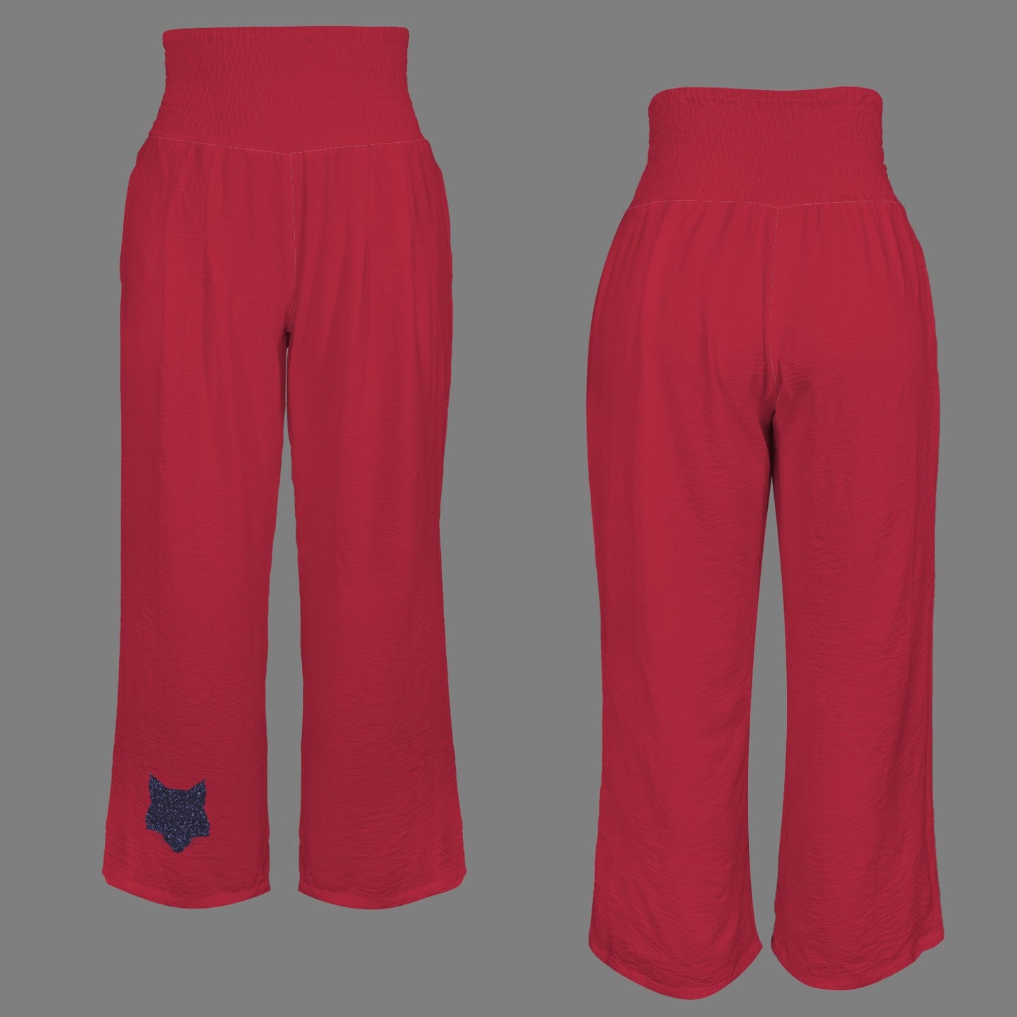 Tucson Glitter Wildcat Pants, Red