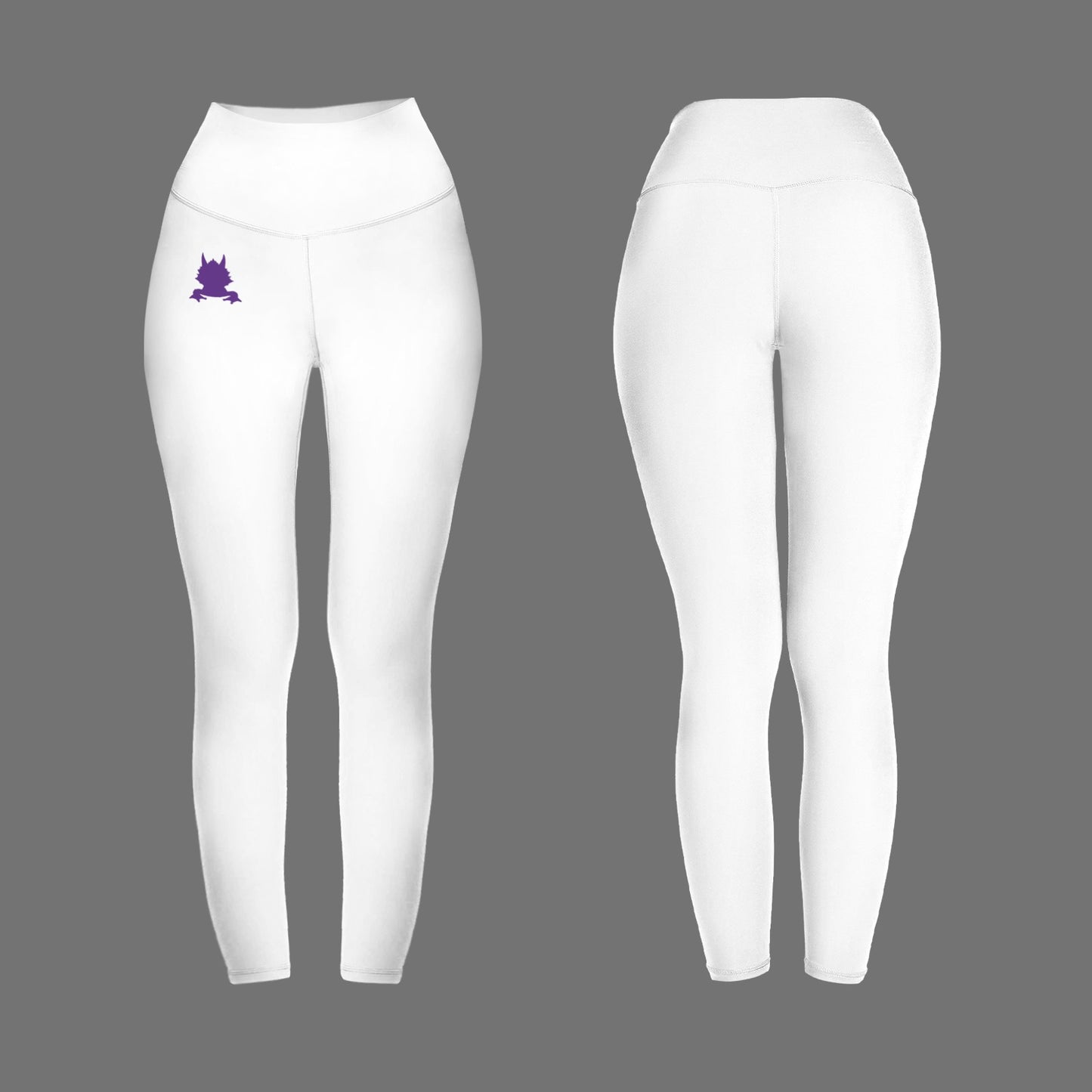 White Horned Frog Active Leggings