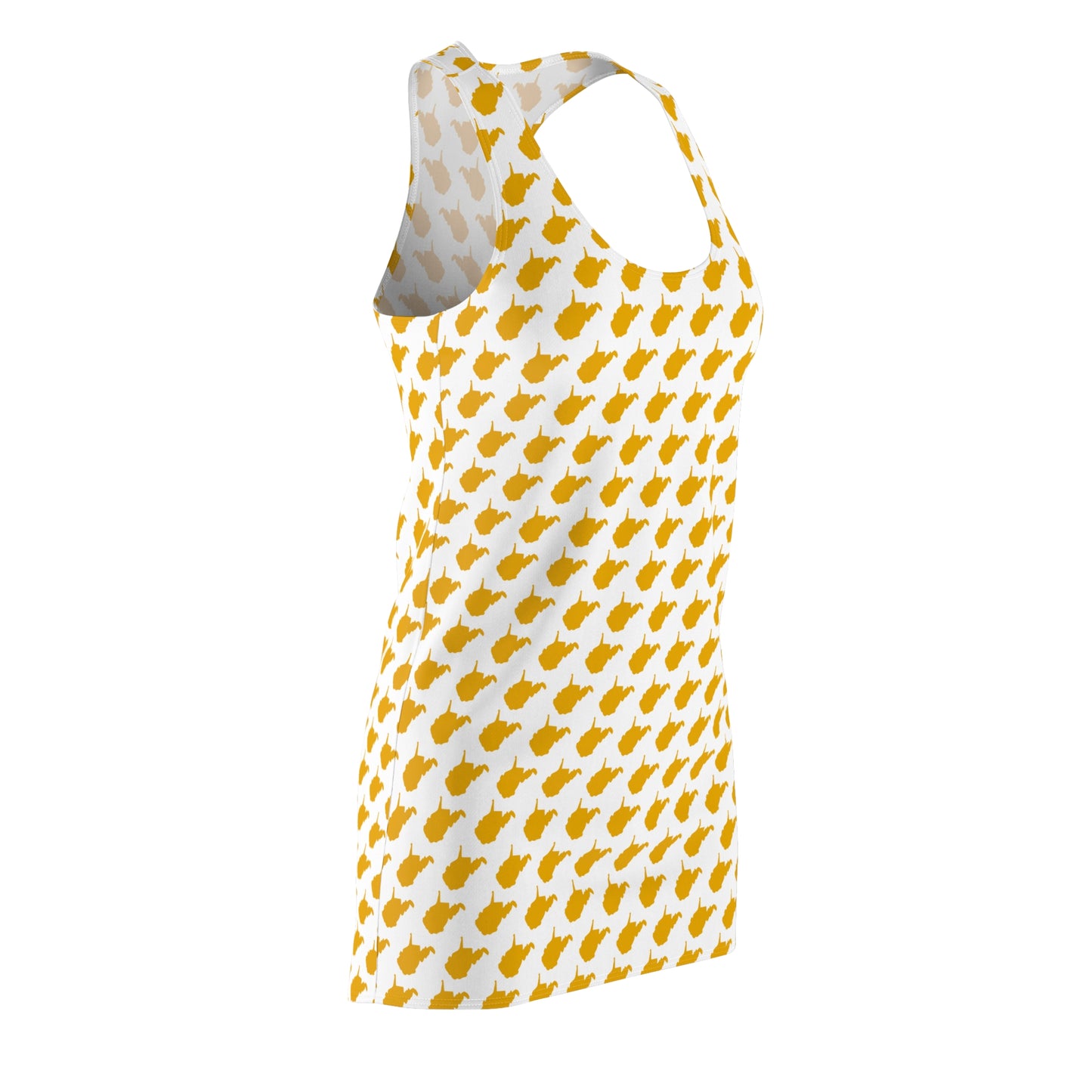 WV White Print Racerback Dress