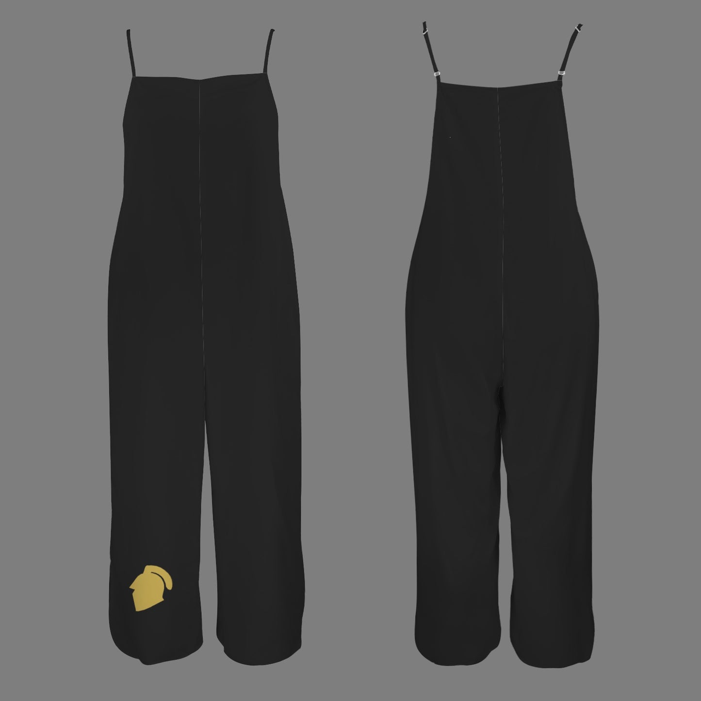 Knight Wide Leg Jumpsuit, Black