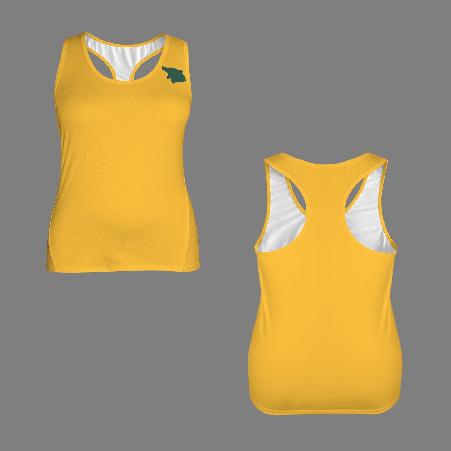 Gold Bear Racerback Sports Top