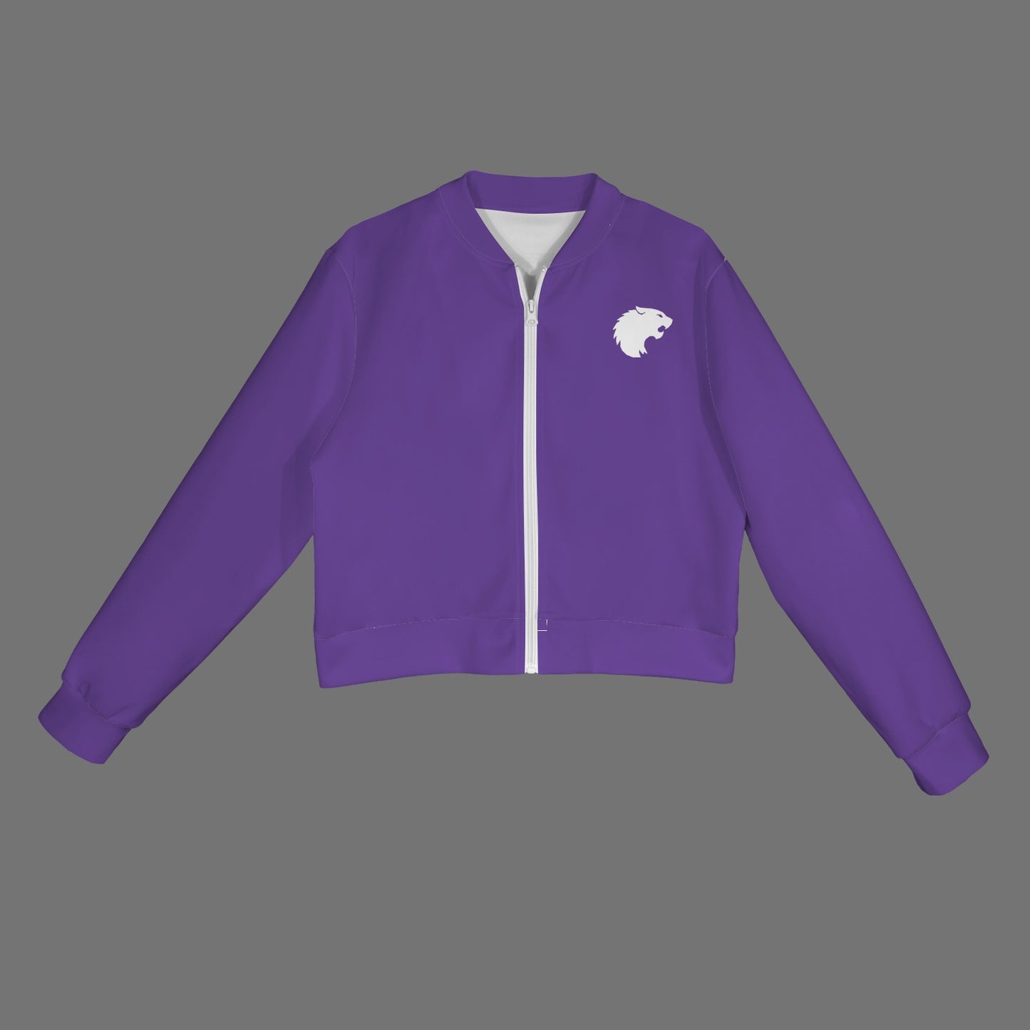 Purple Wildcat Bomber Jacket