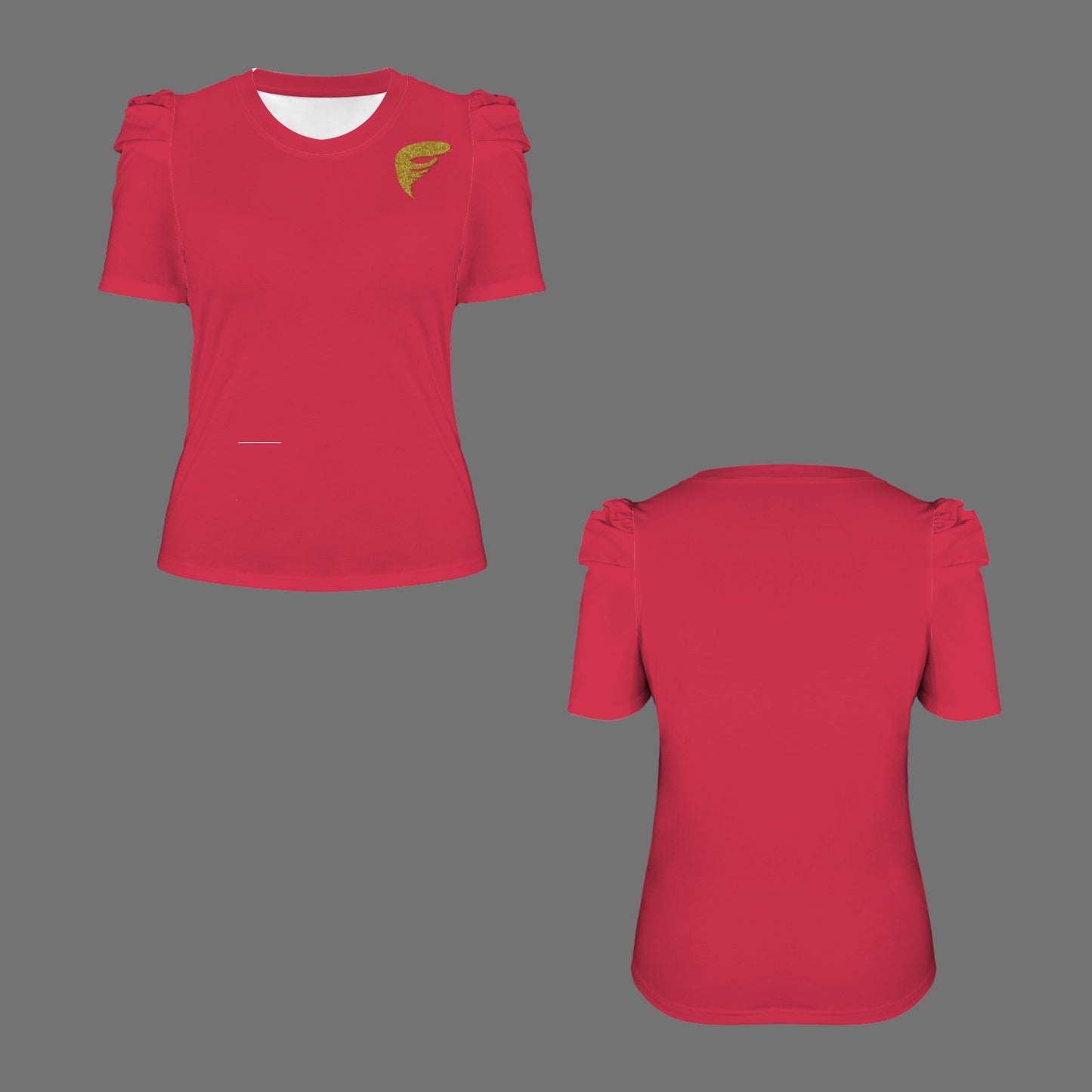 Glitter Cyclone Top, Cardinal