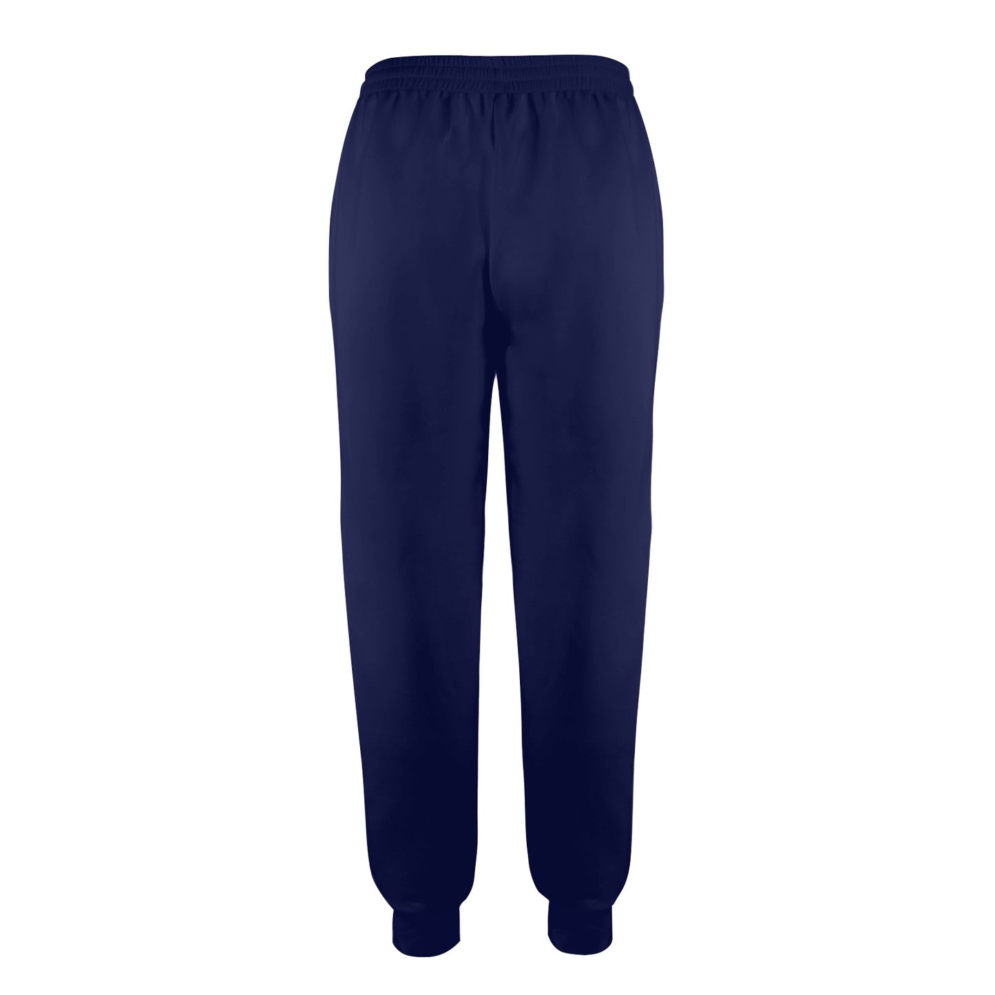 Blue WV Casual Elastic Jogger Pants