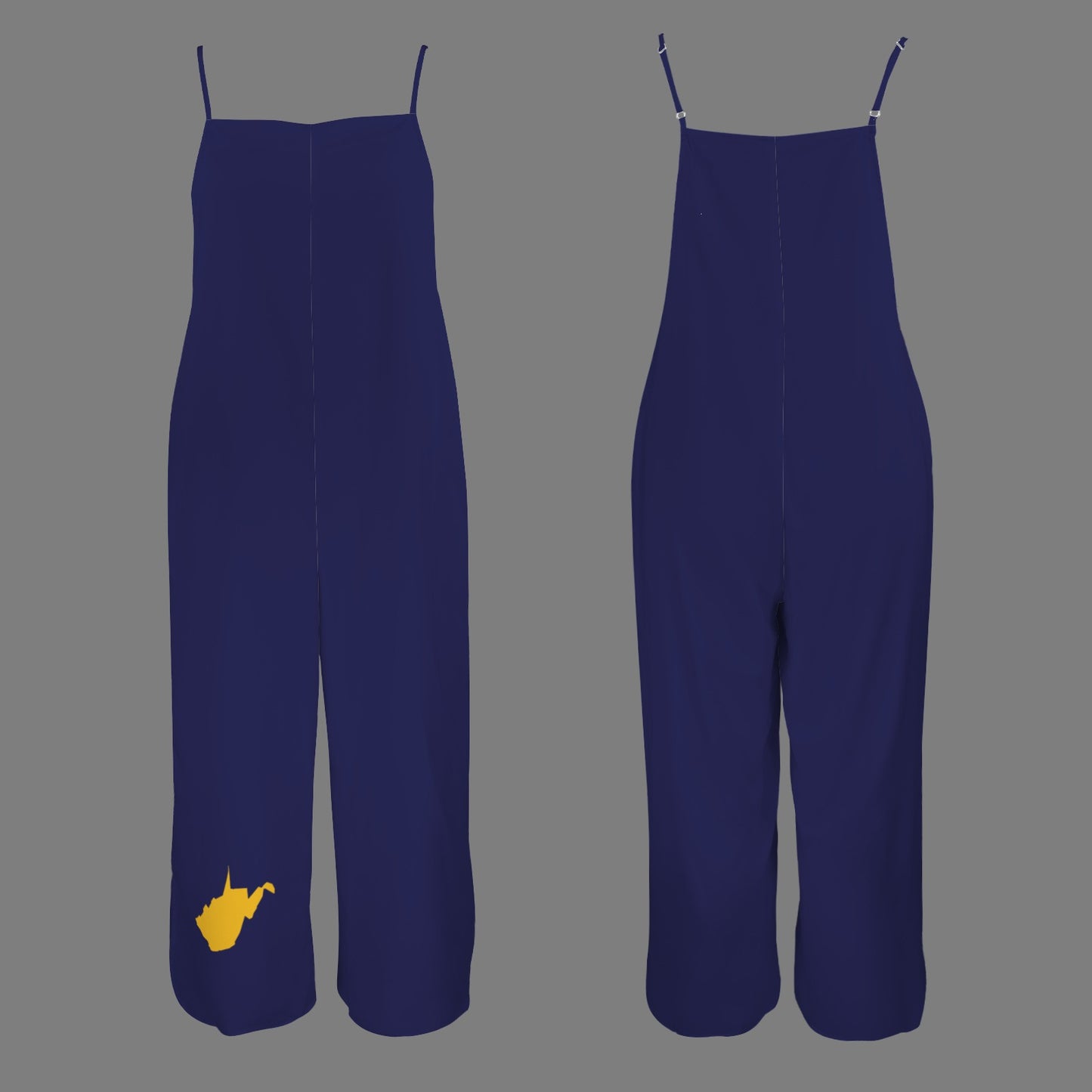 WV Wide Leg Jumpsuit, Blue