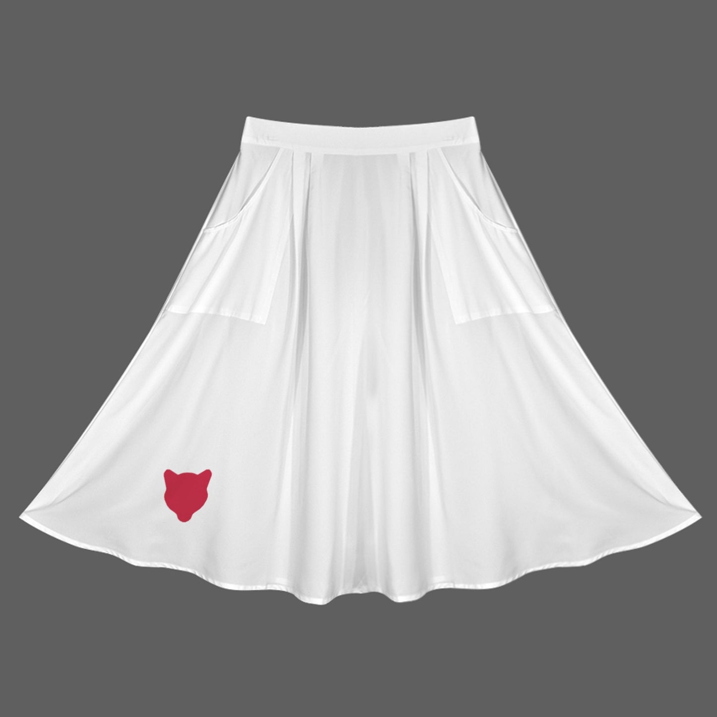 Cougar Maxi Skirt, White