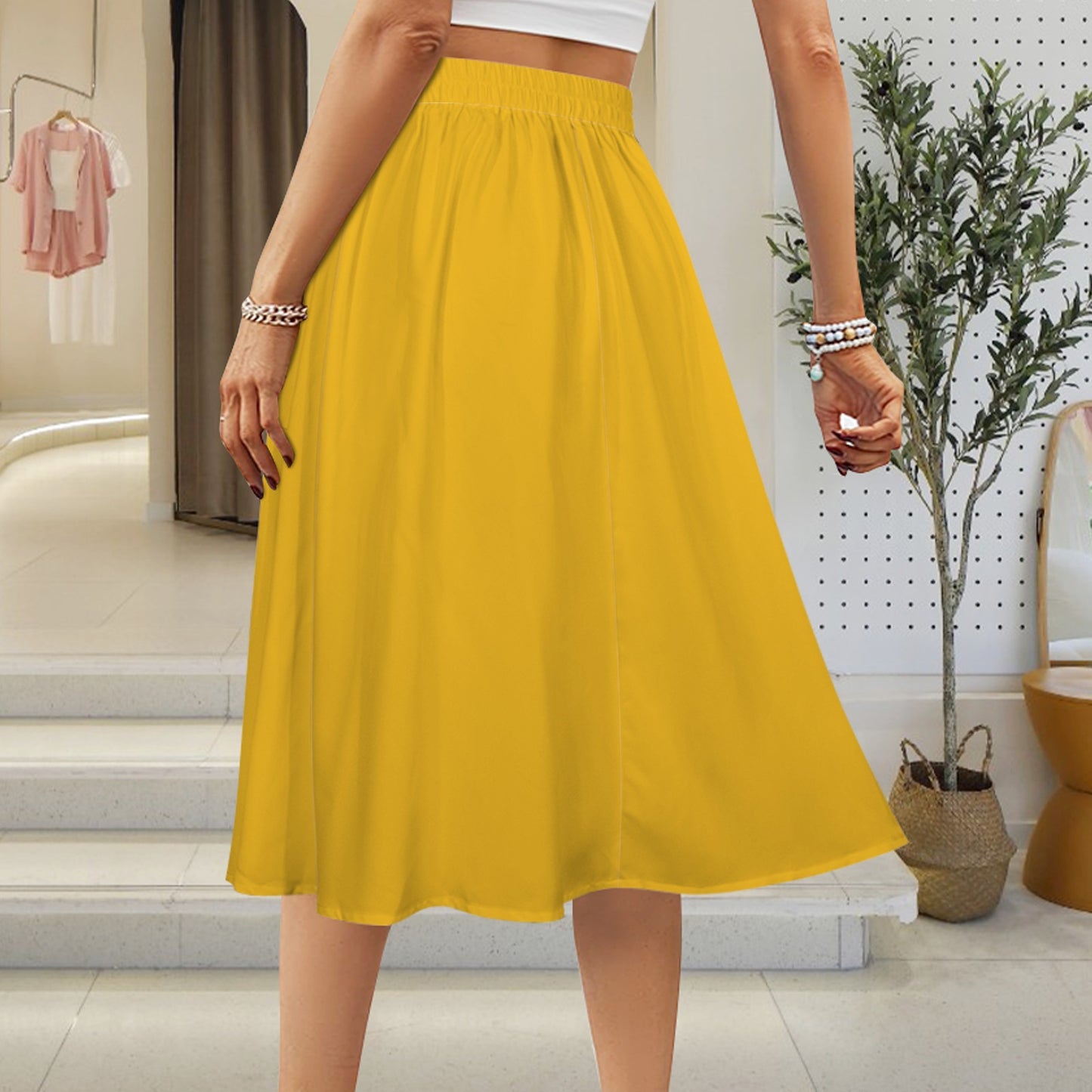 WV Maxi skirt, Gold