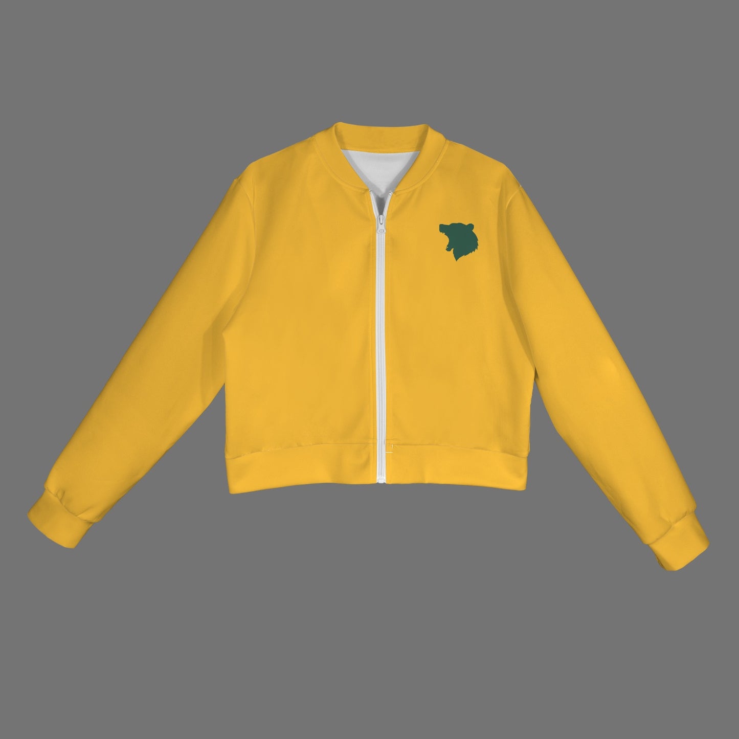 Gold Bear Bomber Jacket