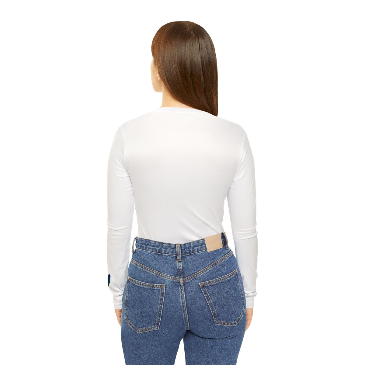 Cougar Women's Long Sleeve V-Neck Shirt, White