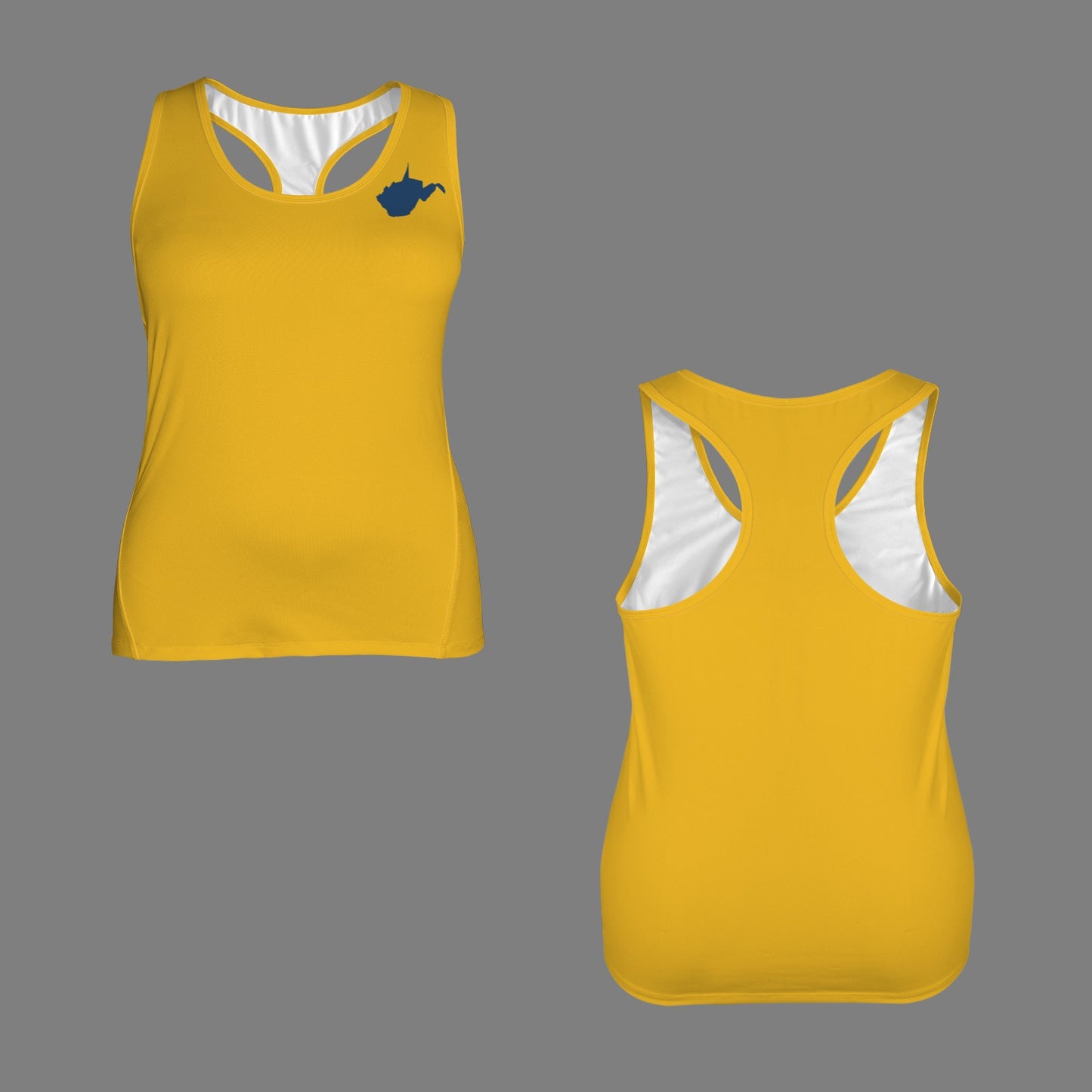 Gold WV Racerback Sports Top