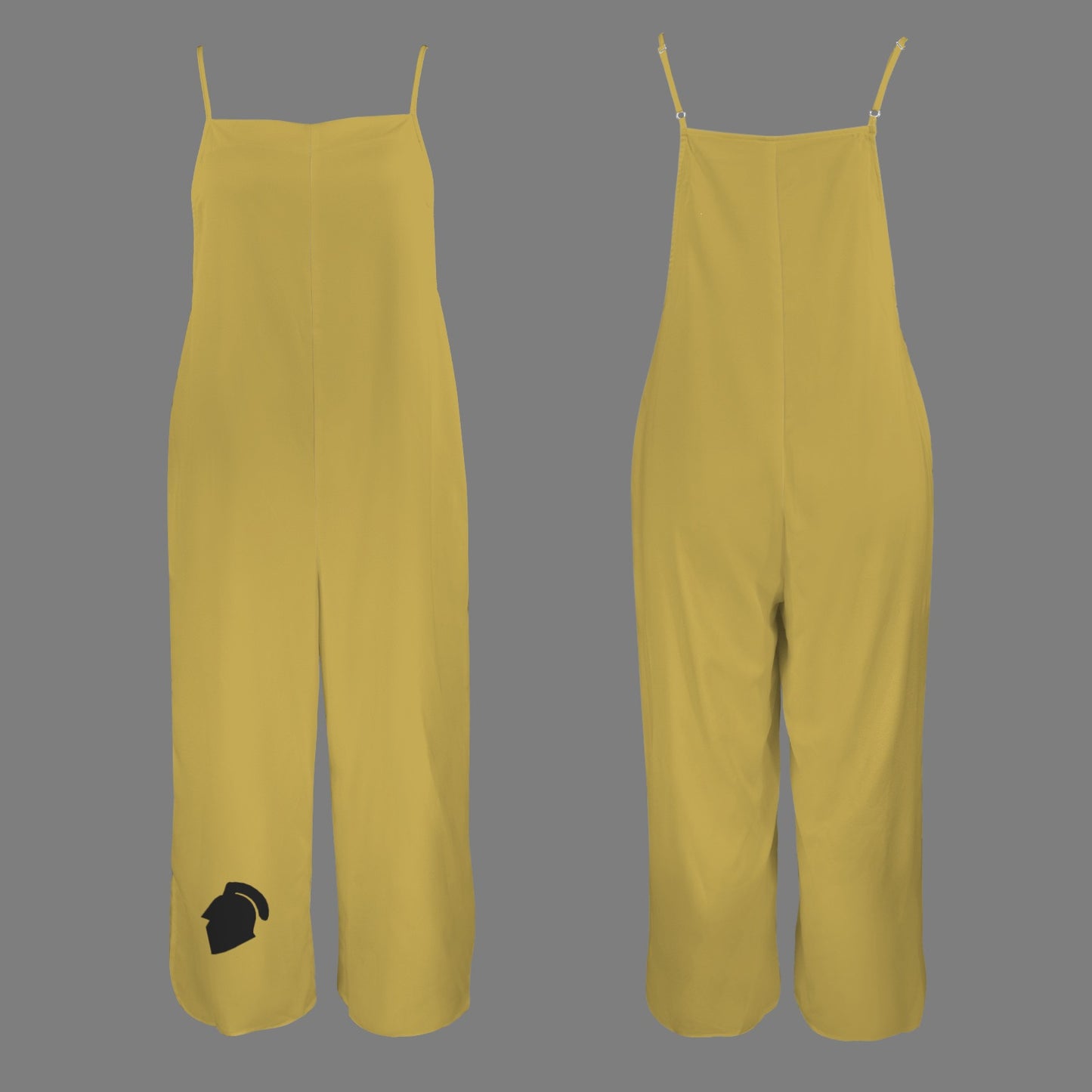 Knight Wide Leg Jumpsuit, Gold