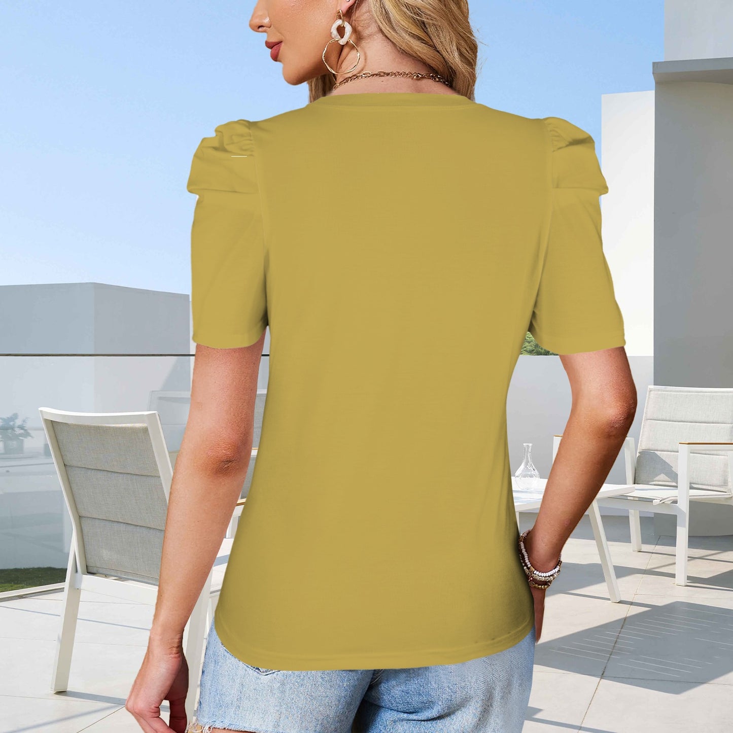 Glitter Knight Top, Gold