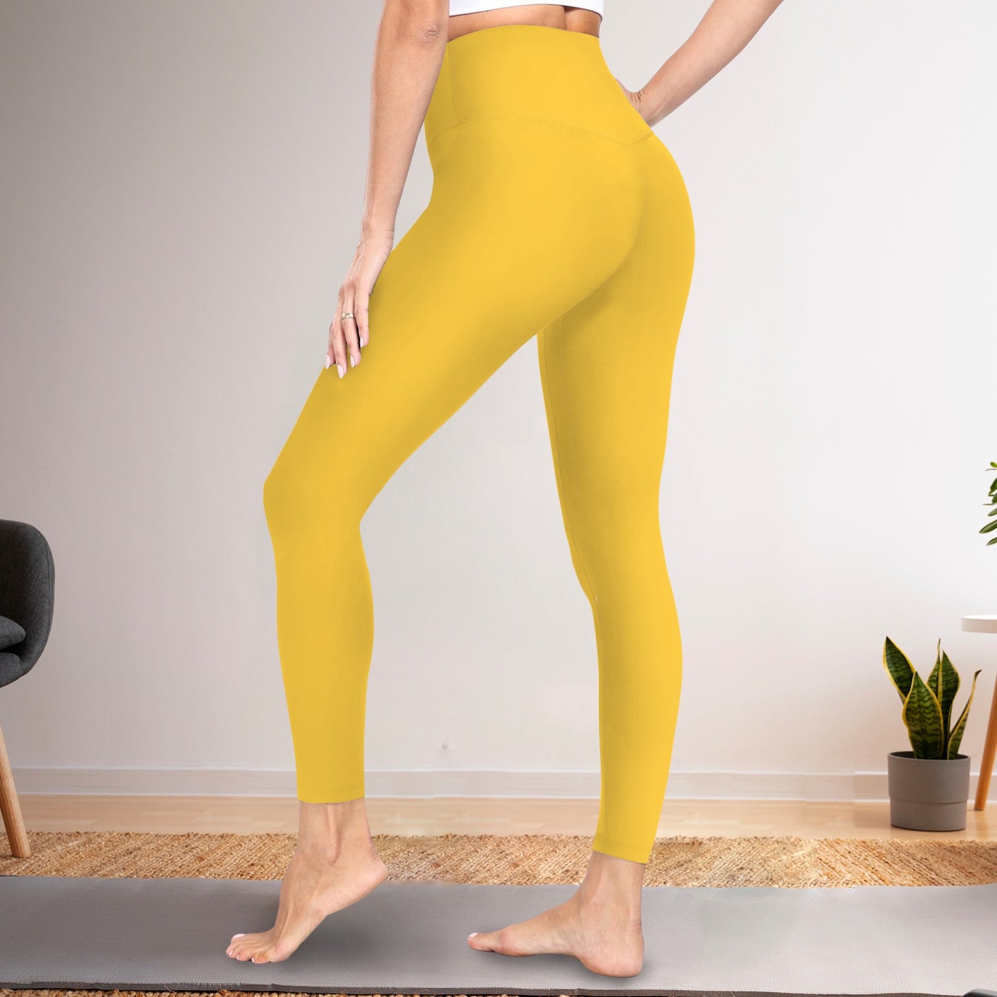 Gold Trident Active Leggings