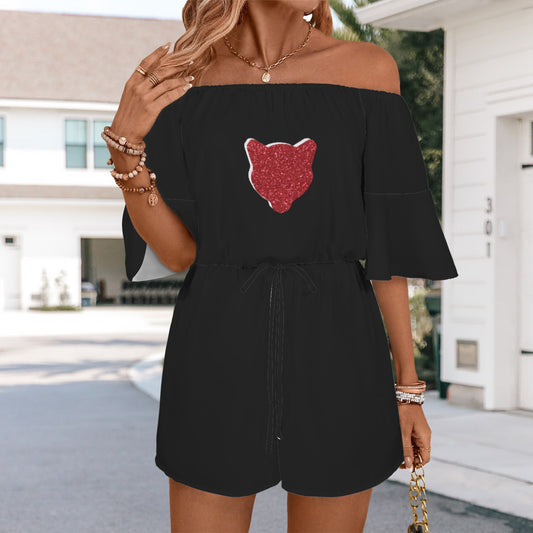 Houston Cougar Glitter Romper