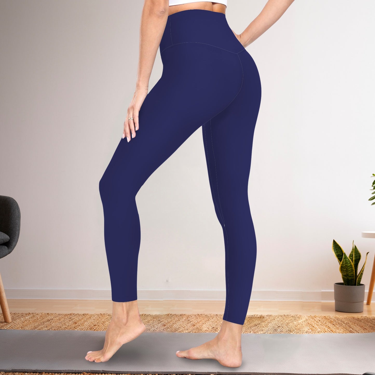 Navy WV Active Leggings