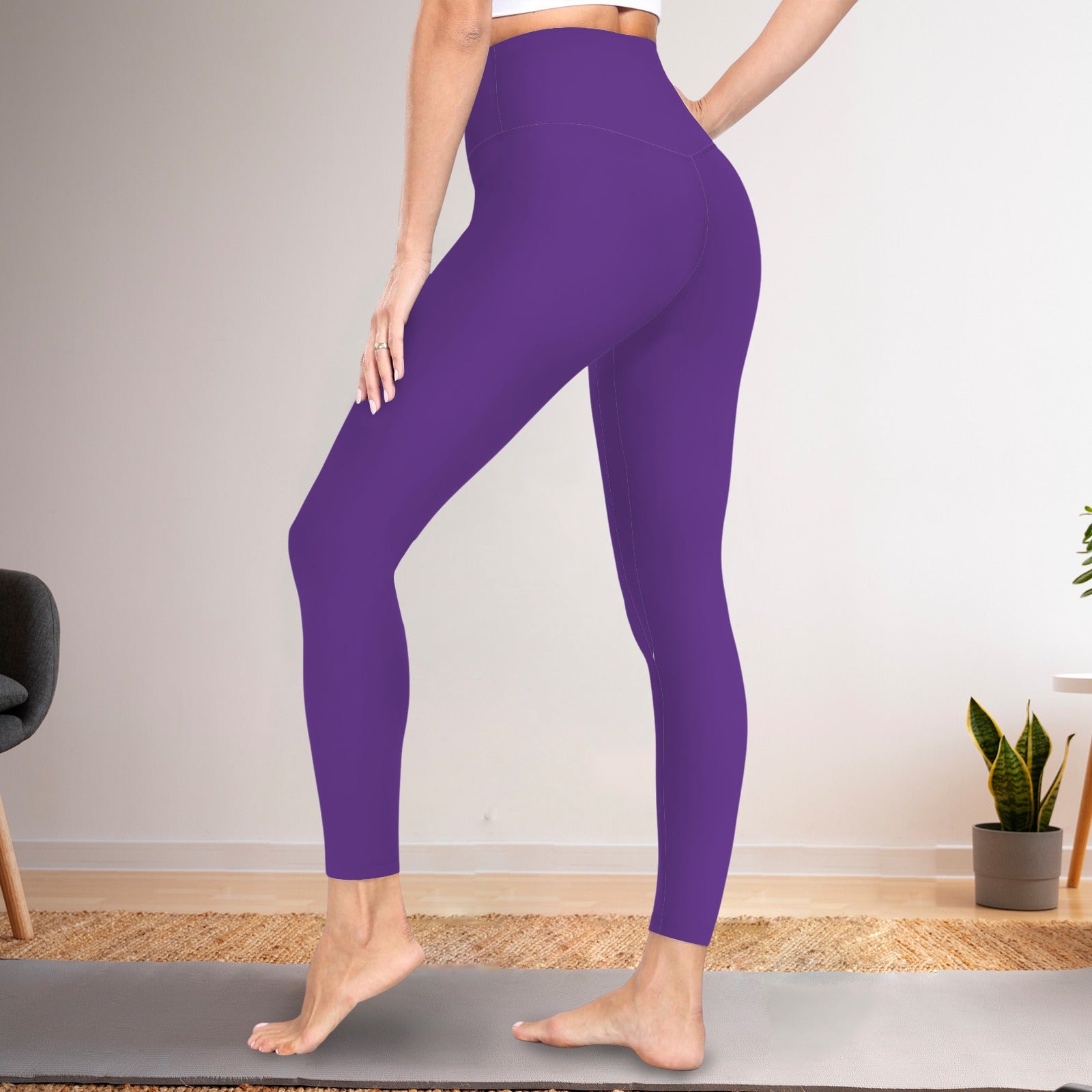 Purple Horned Frog Active Leggings