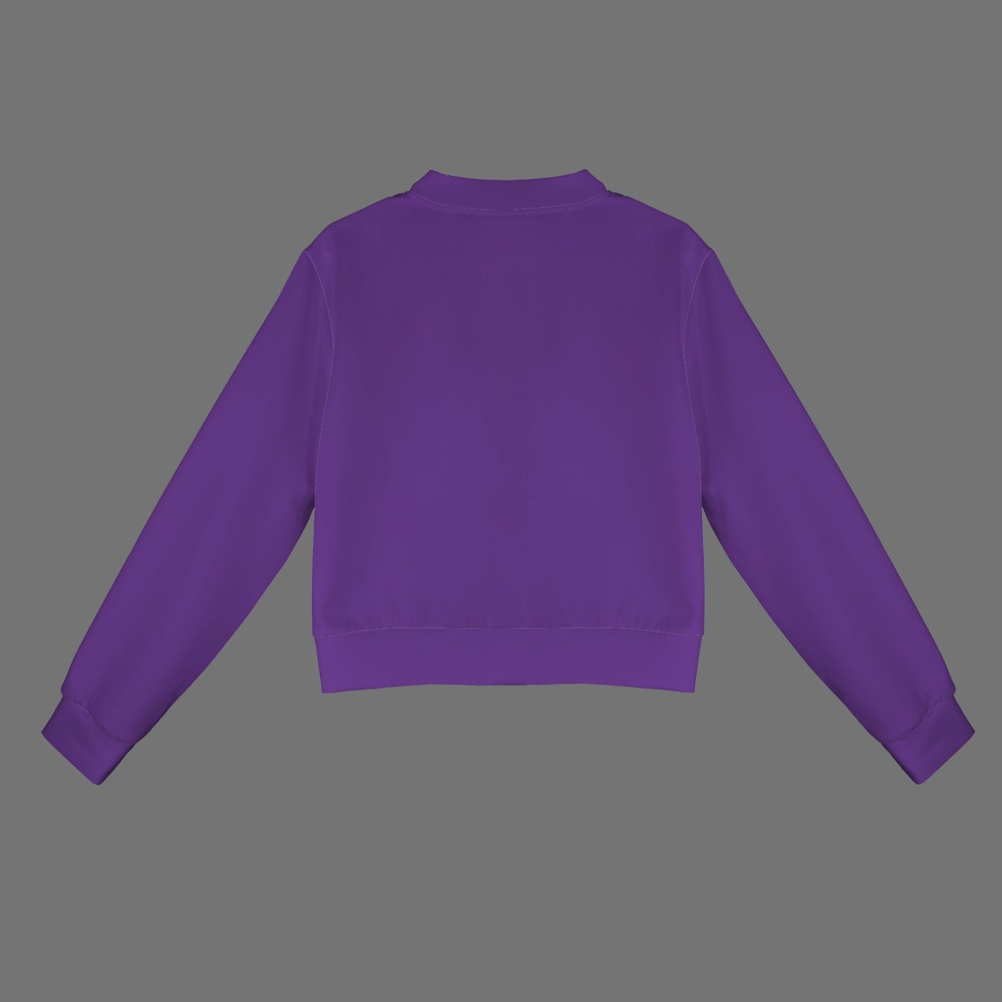 Purple Horned Frog Bomber Jacket