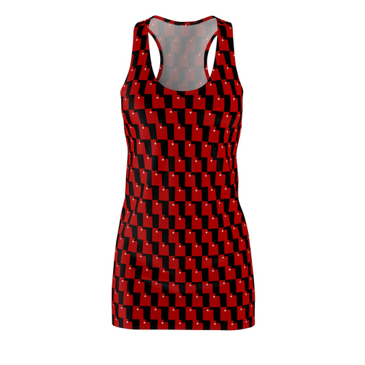 UT Black Print Racerback Dress