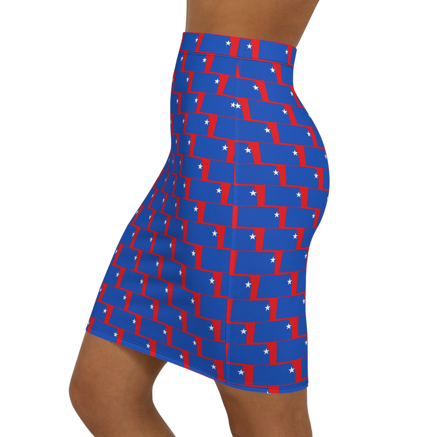 Lawrence Red Print, Women's Vibrant Pencil Skirt, Colorful Skirt, Stylish Office Wear, Trendy Skirt for Parties, Casual Outfits