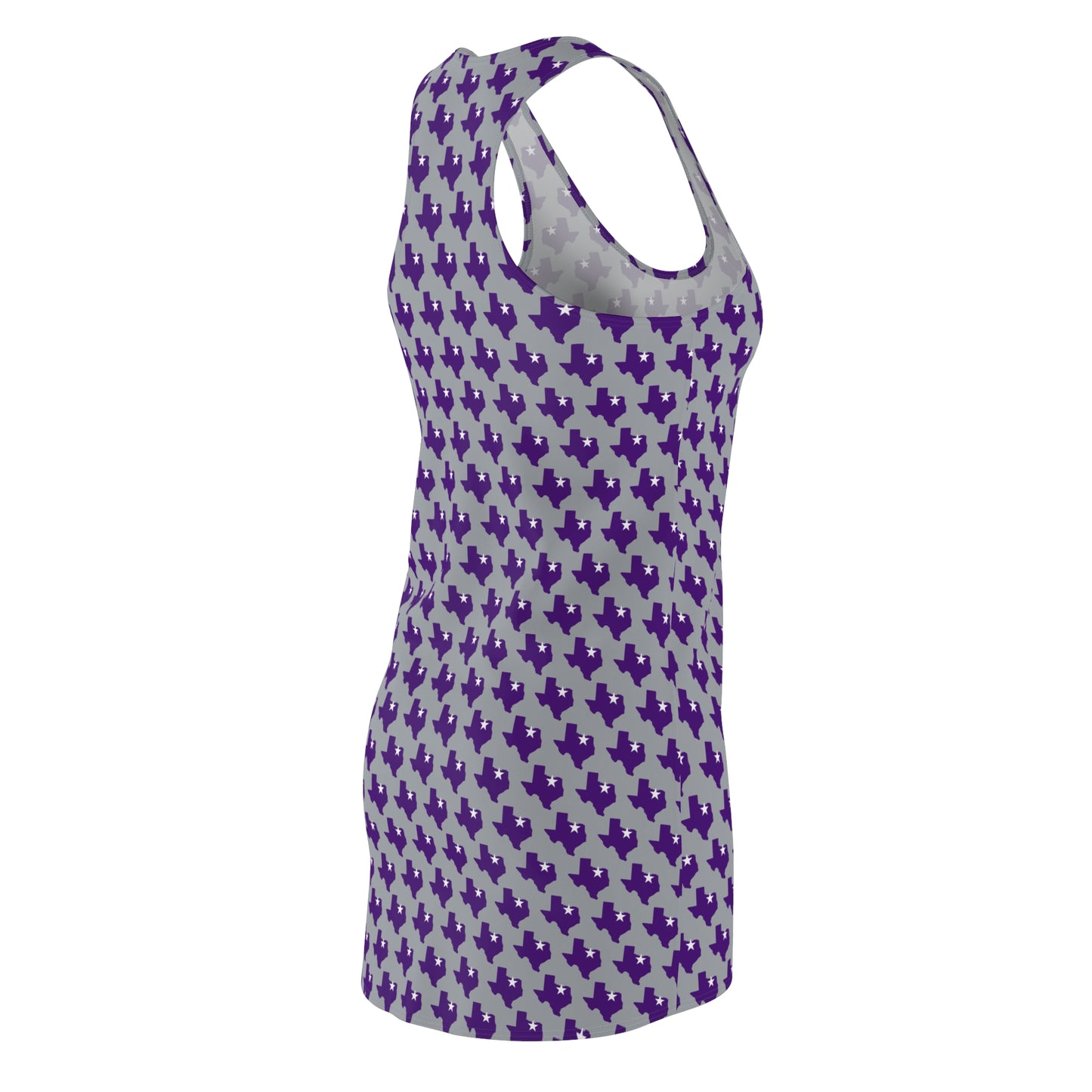 TX Gray Print Racerback Dress