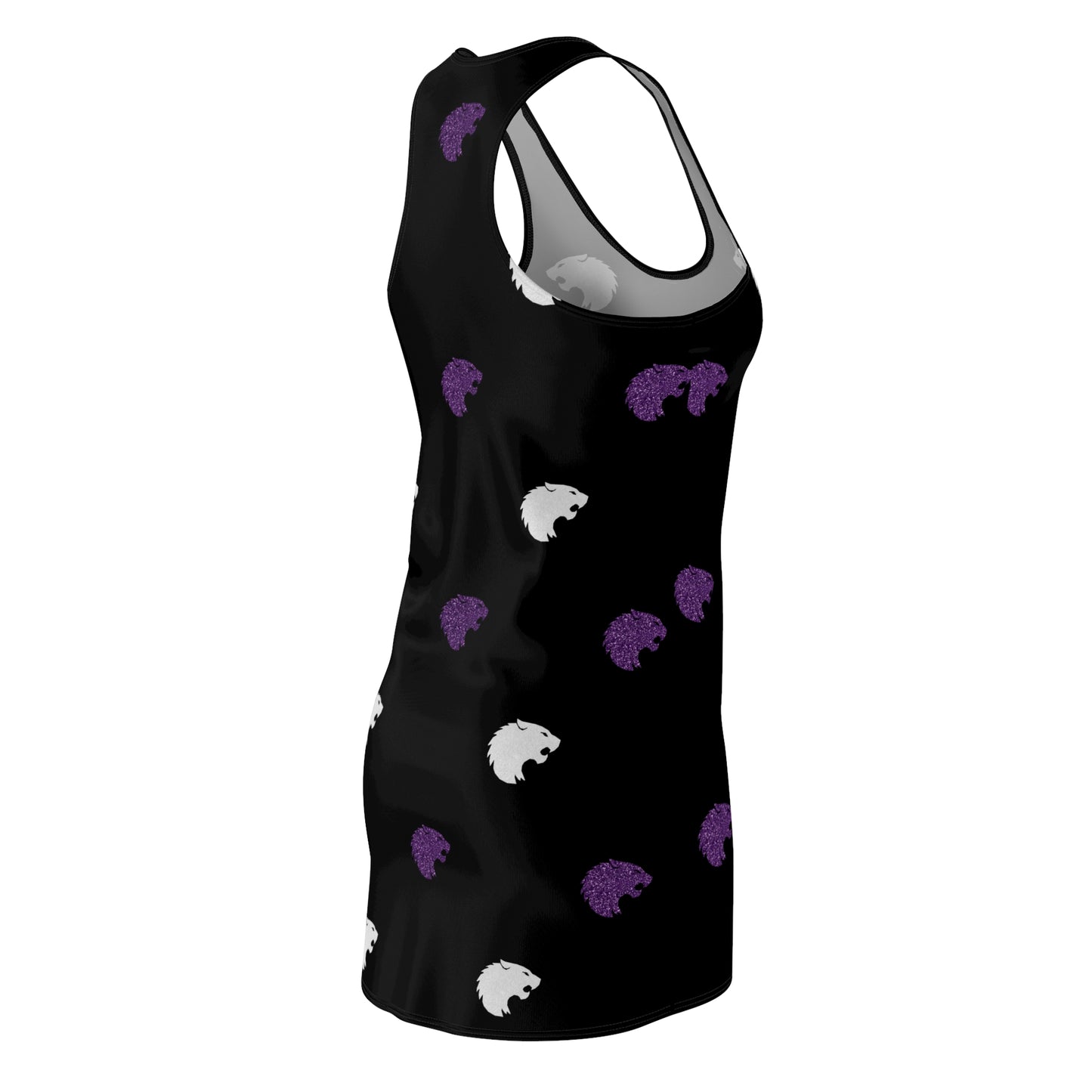 Glitter Wildcat Women's Racerback Dress