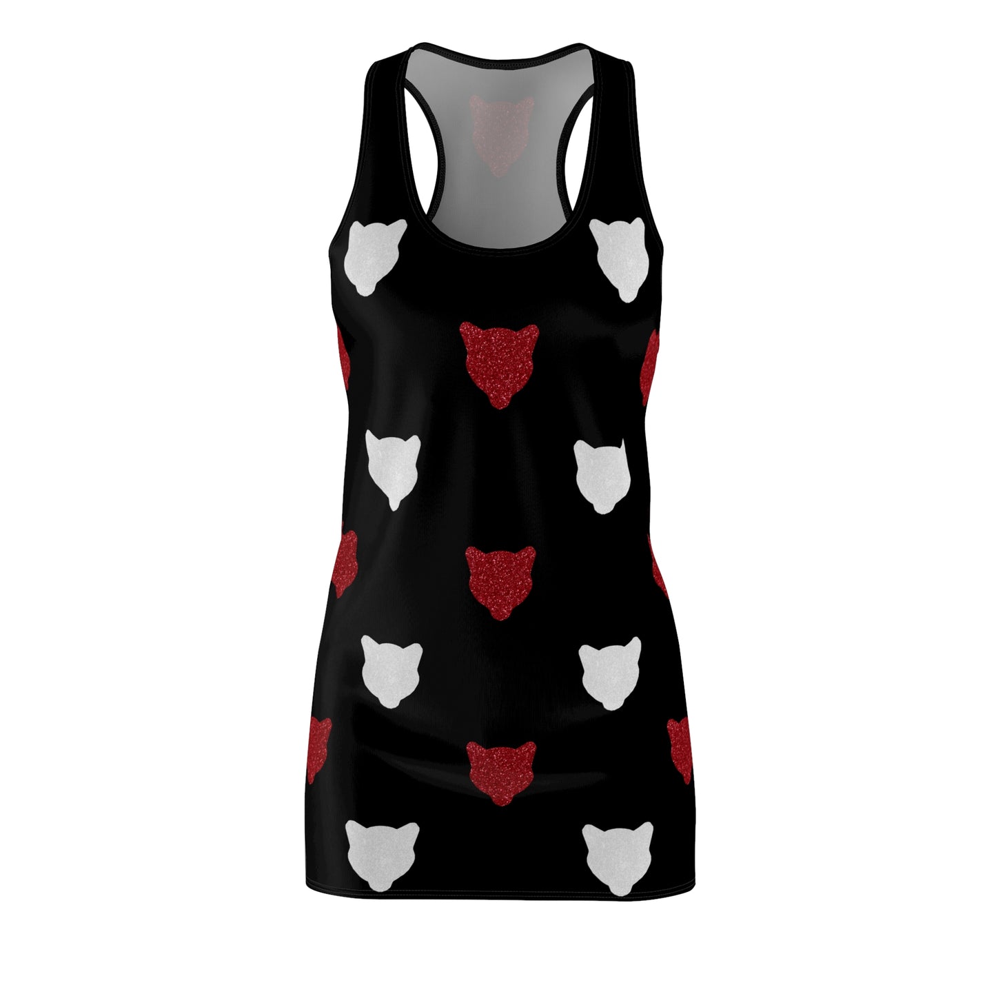 Houston Glitter Cougar Trendy Women's Racerback Dress
