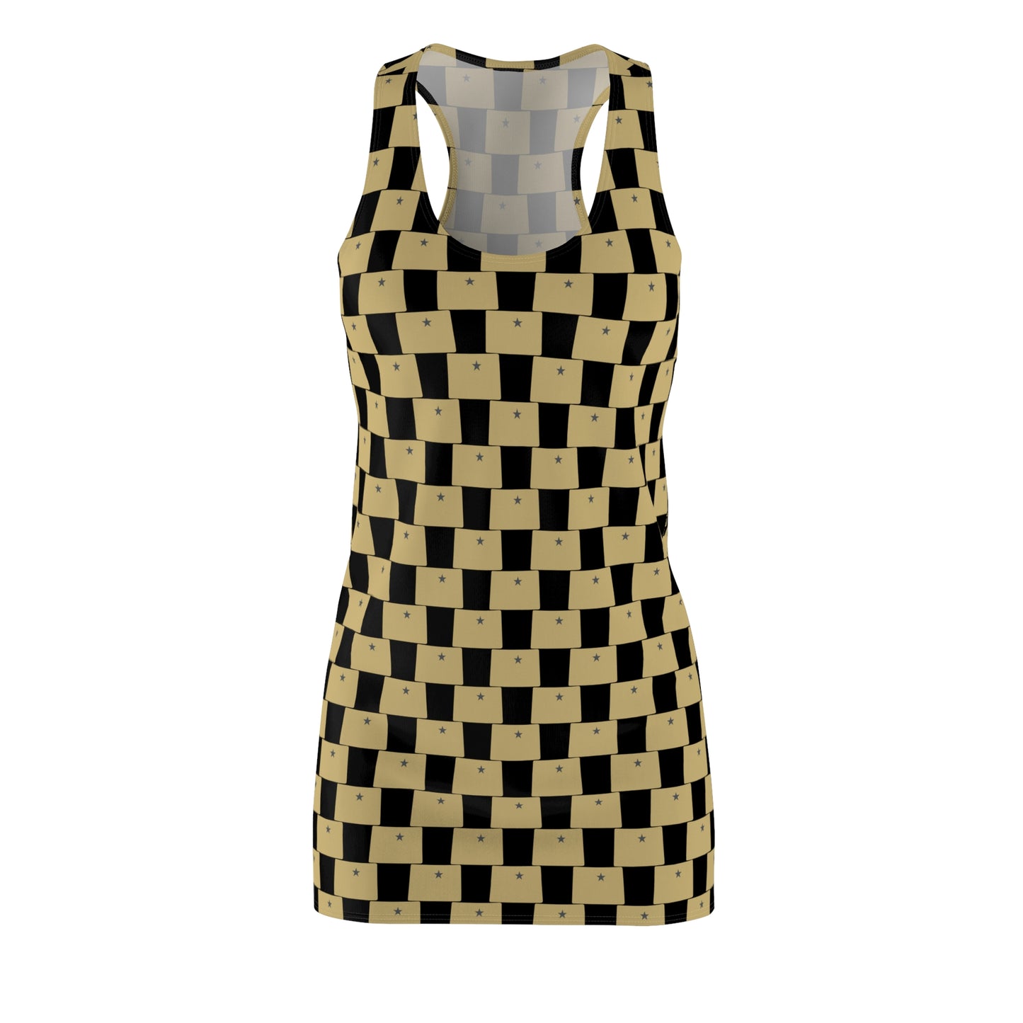 CO Black Print Racerback Dress