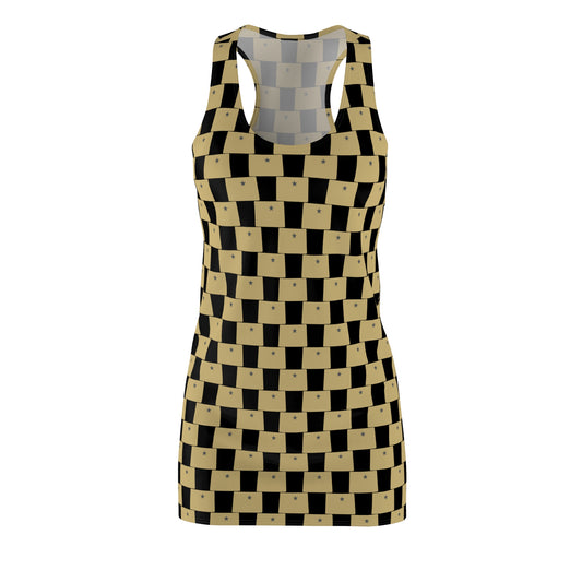 CO Black Print Racerback Dress