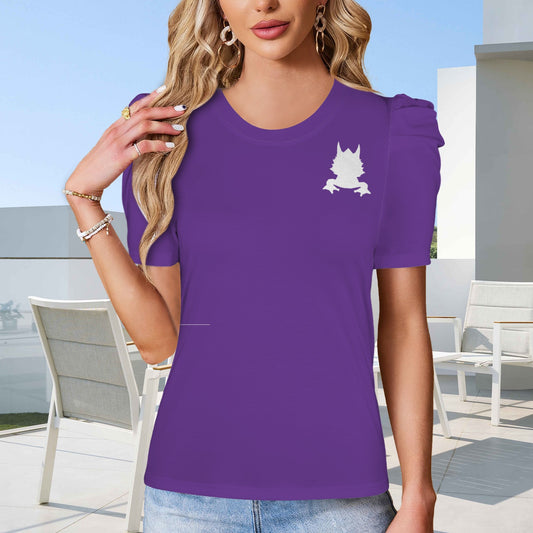 Glitter Horned Frog Top, Purple