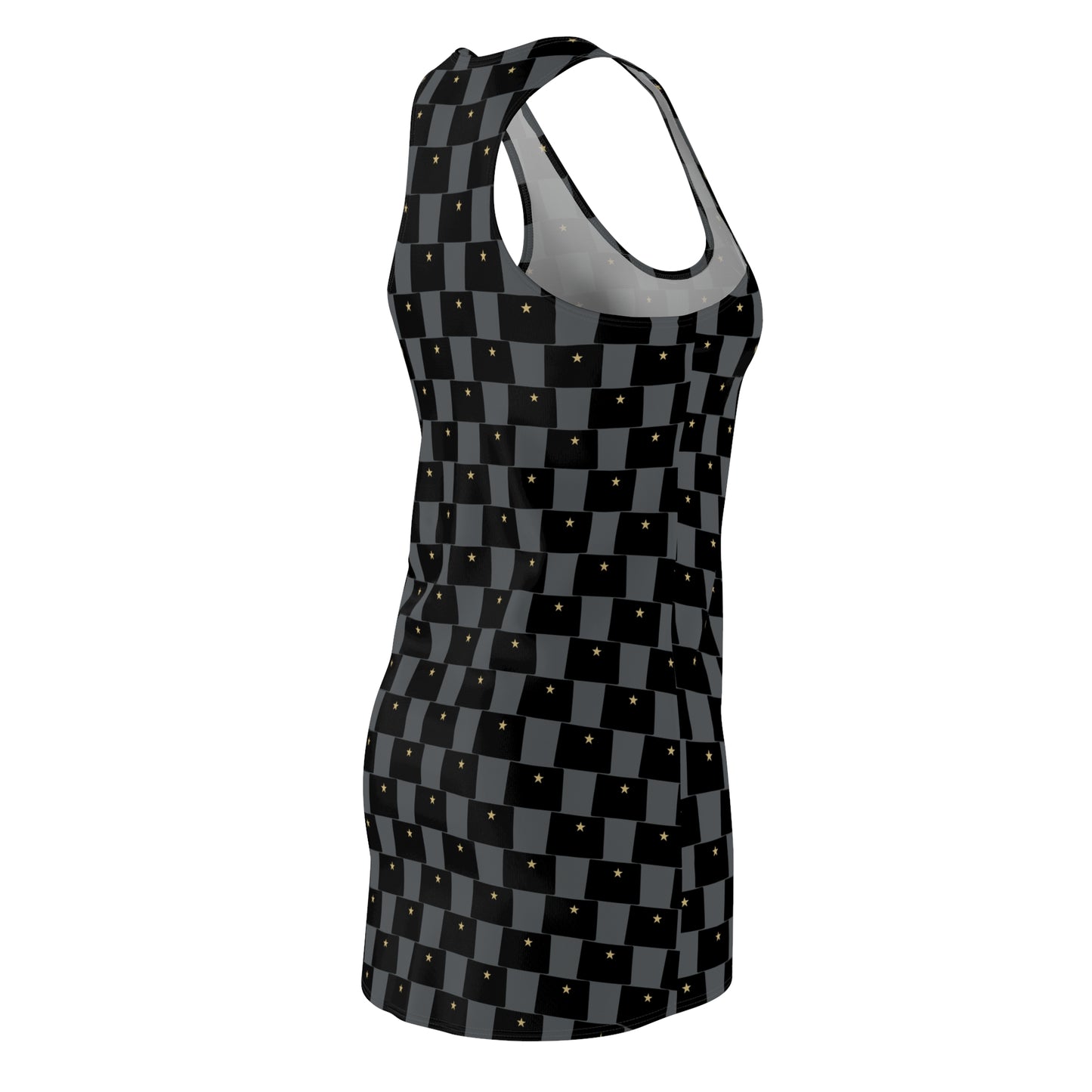 CO Gray Print Women's Racerback Dress