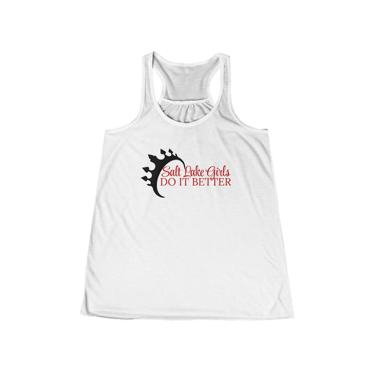 "Salt Lake Girls Do It Better" Flowy Racerback Tank