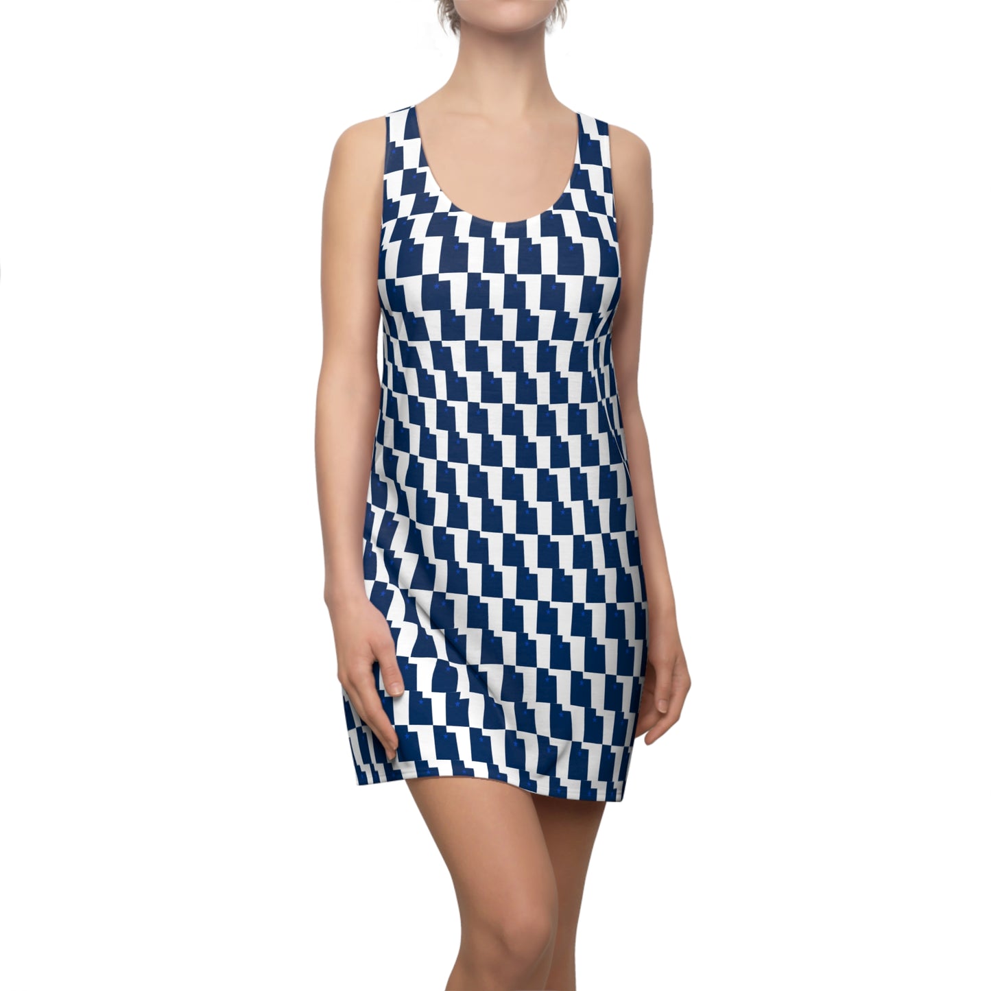UT White Print Racerback Dress